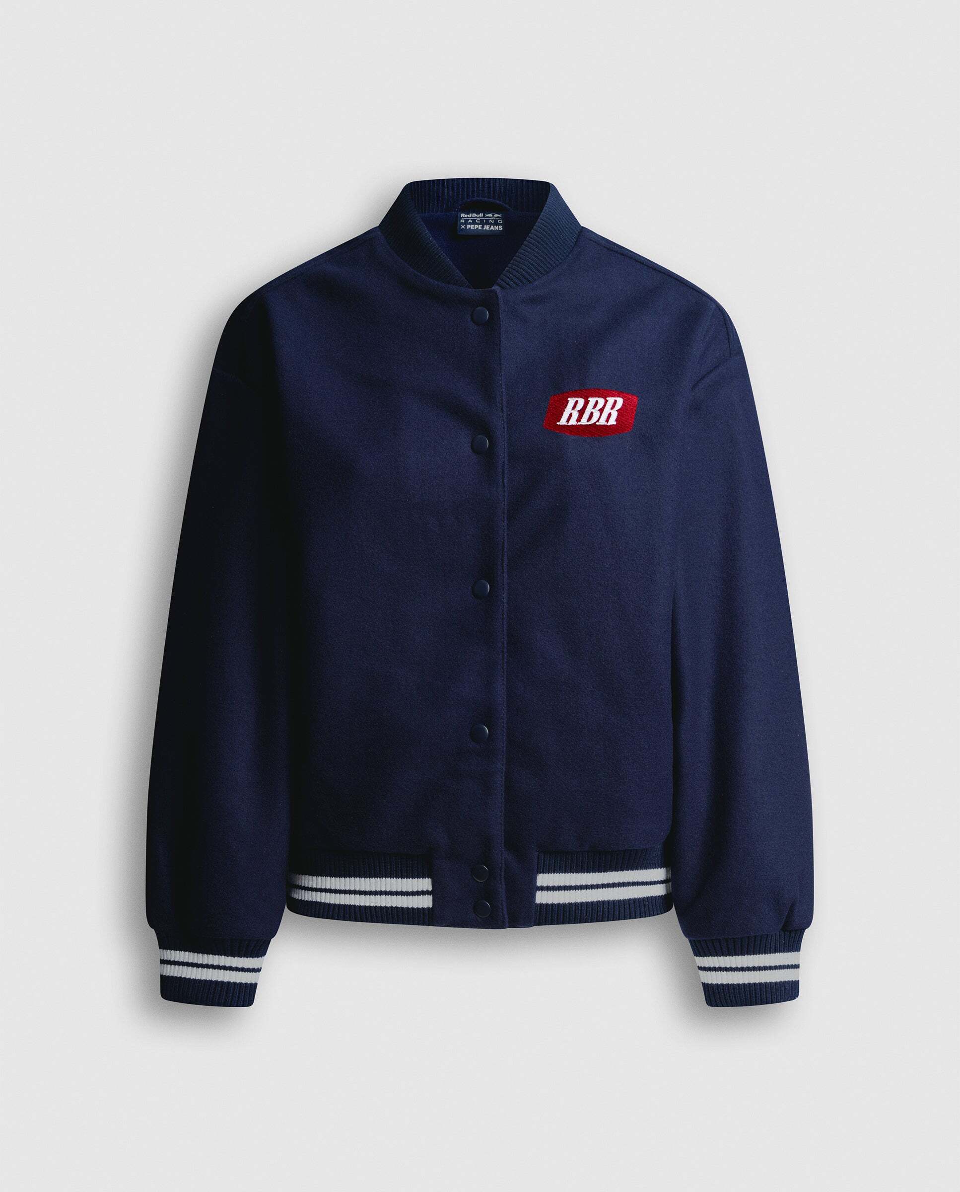Cazadora de mujer bomber de lana red bull racing - Pepe Jeans - Azul Azul-6