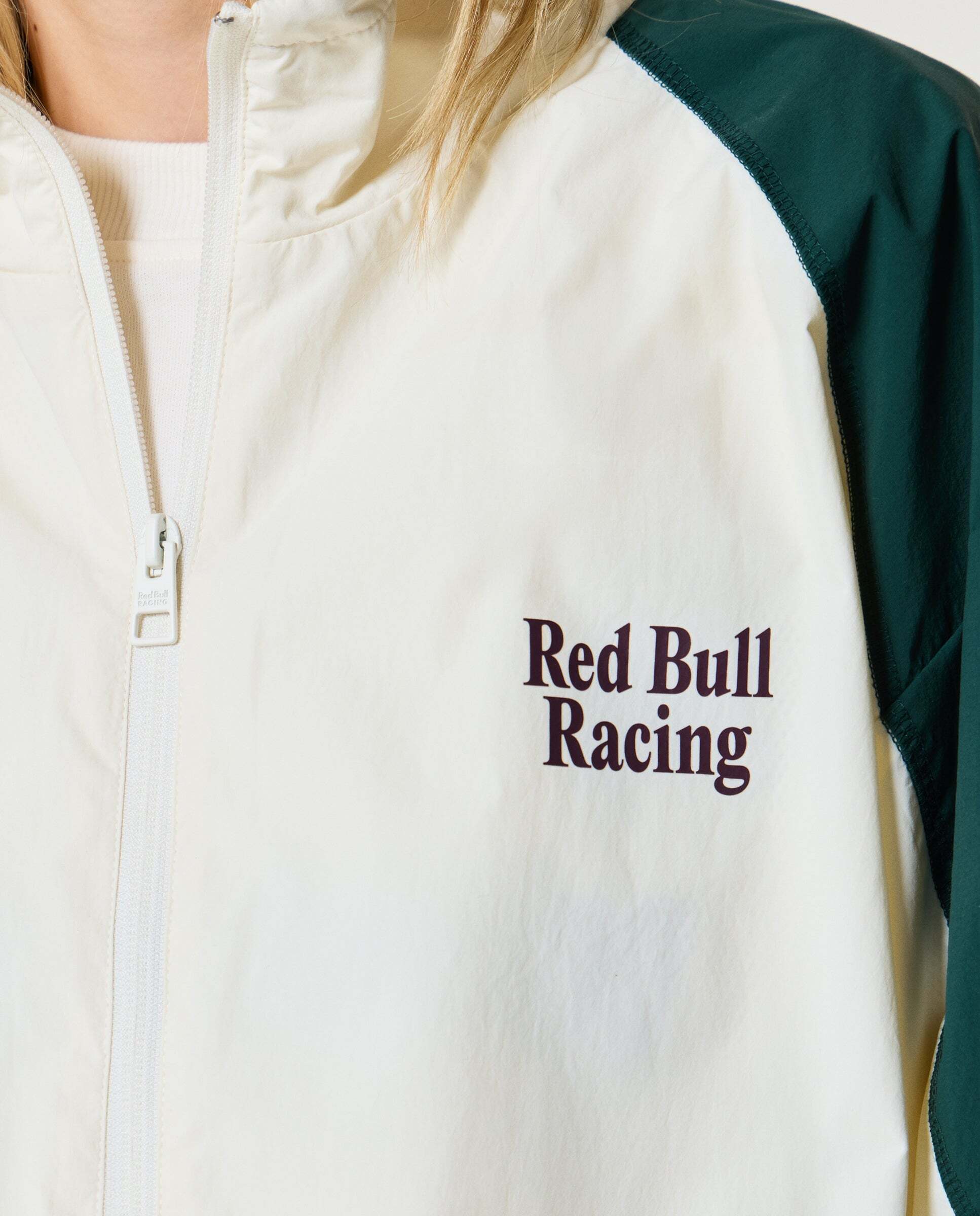 Chaqueta de mujer cuello alto con logo red bull racing - Pepe Jeans - Blanco Blanco-4