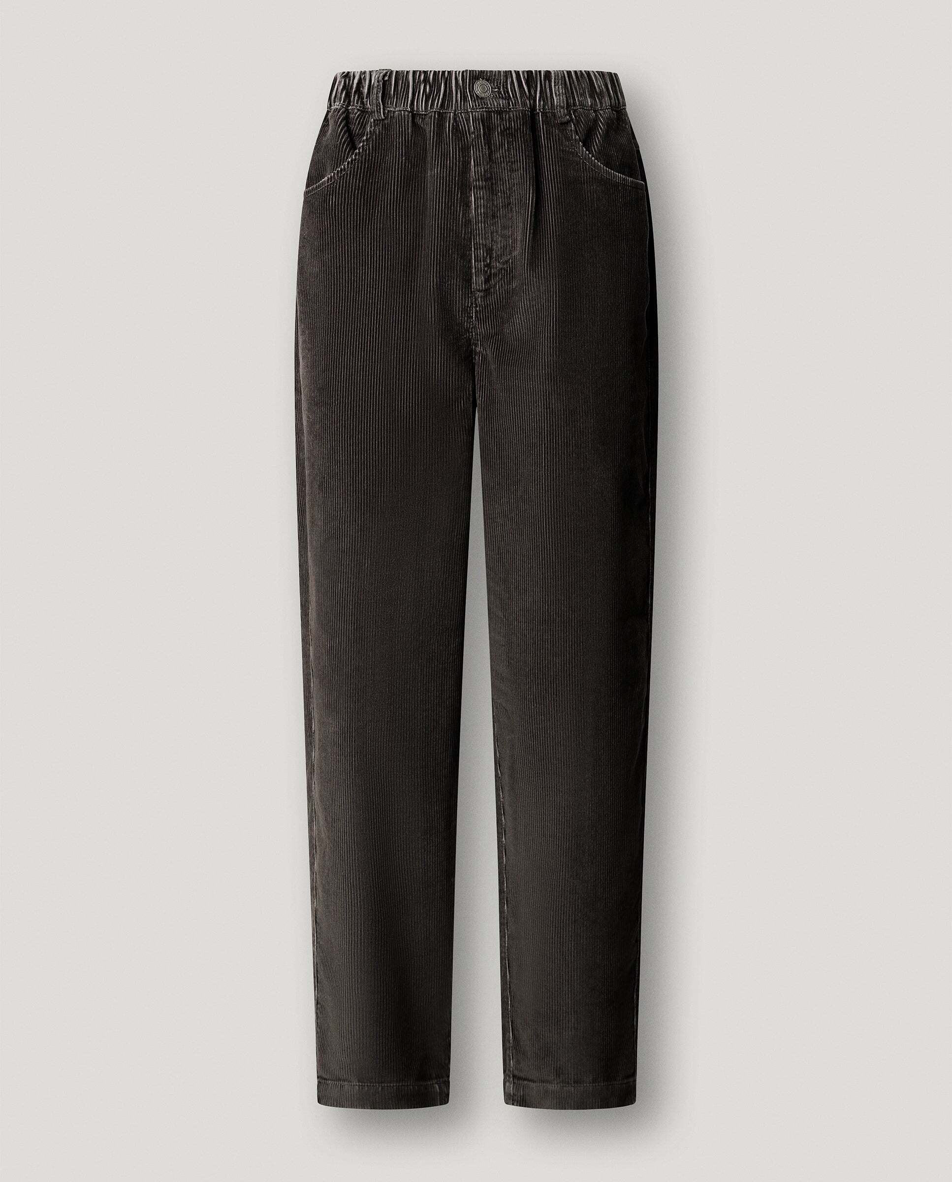 Pantalón de mujer de pana fit recto - Pepe Jeans - Gris Gris-6