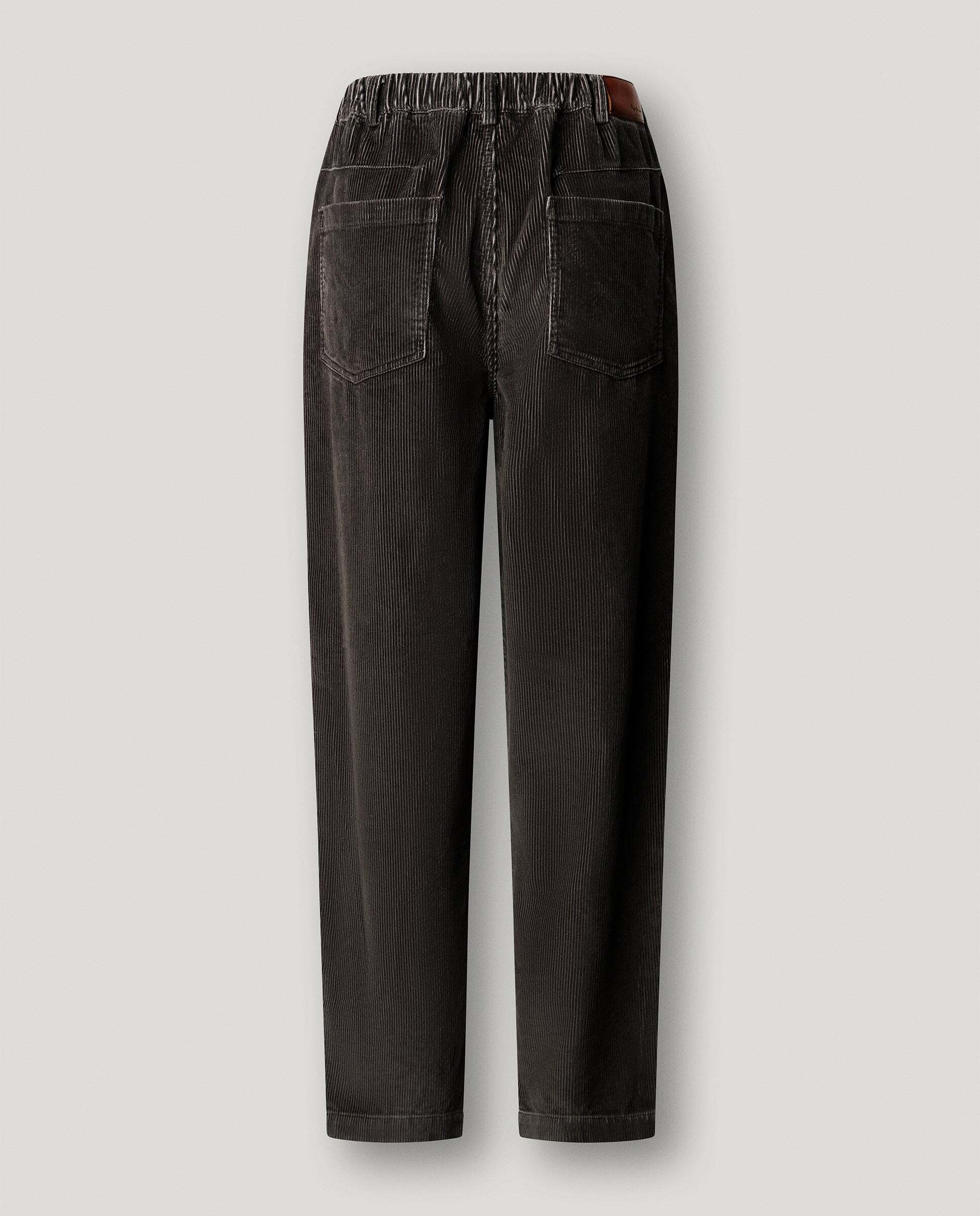 Pantalón de mujer de pana fit recto - Pepe Jeans - Gris Gris-5