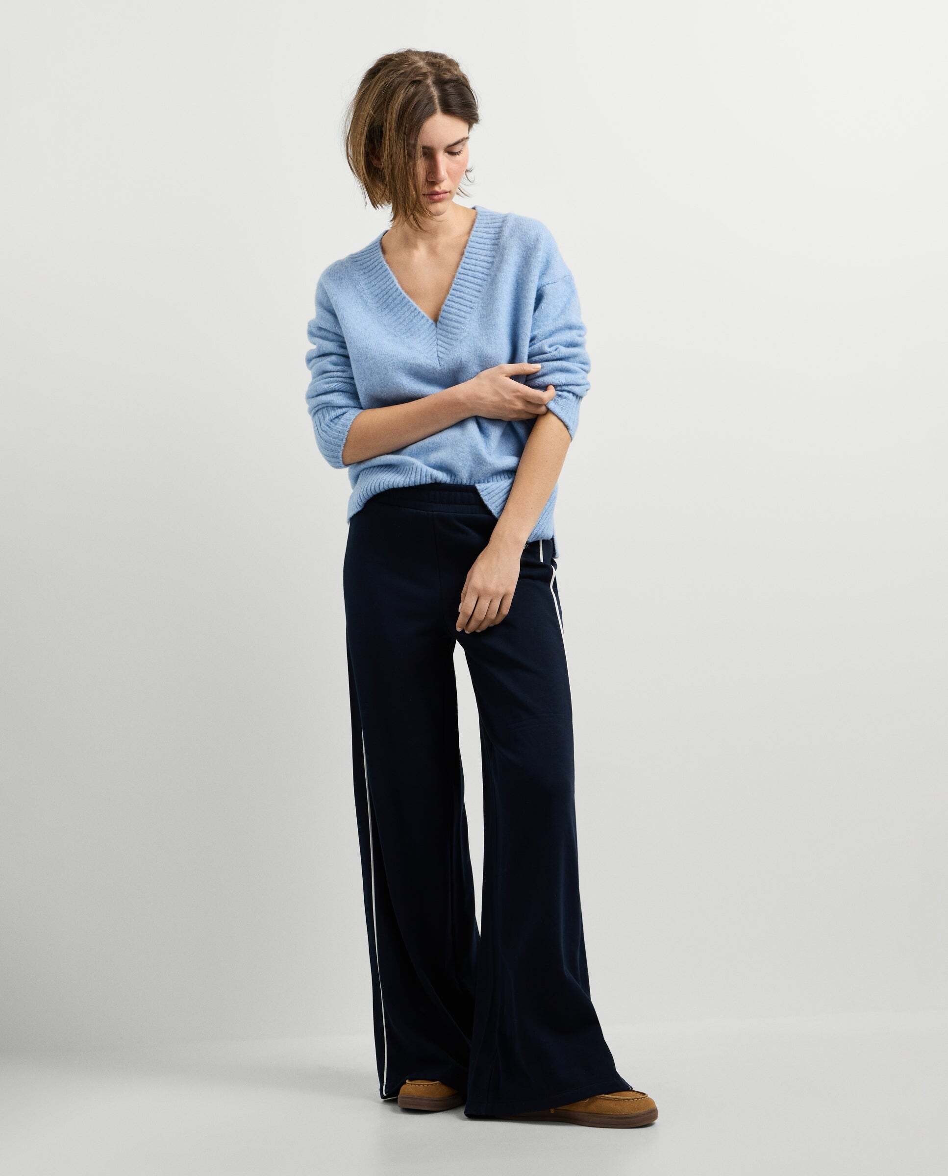 Pantalón de mujer jogger fit recto Azul Pepe Jeans Azul-2