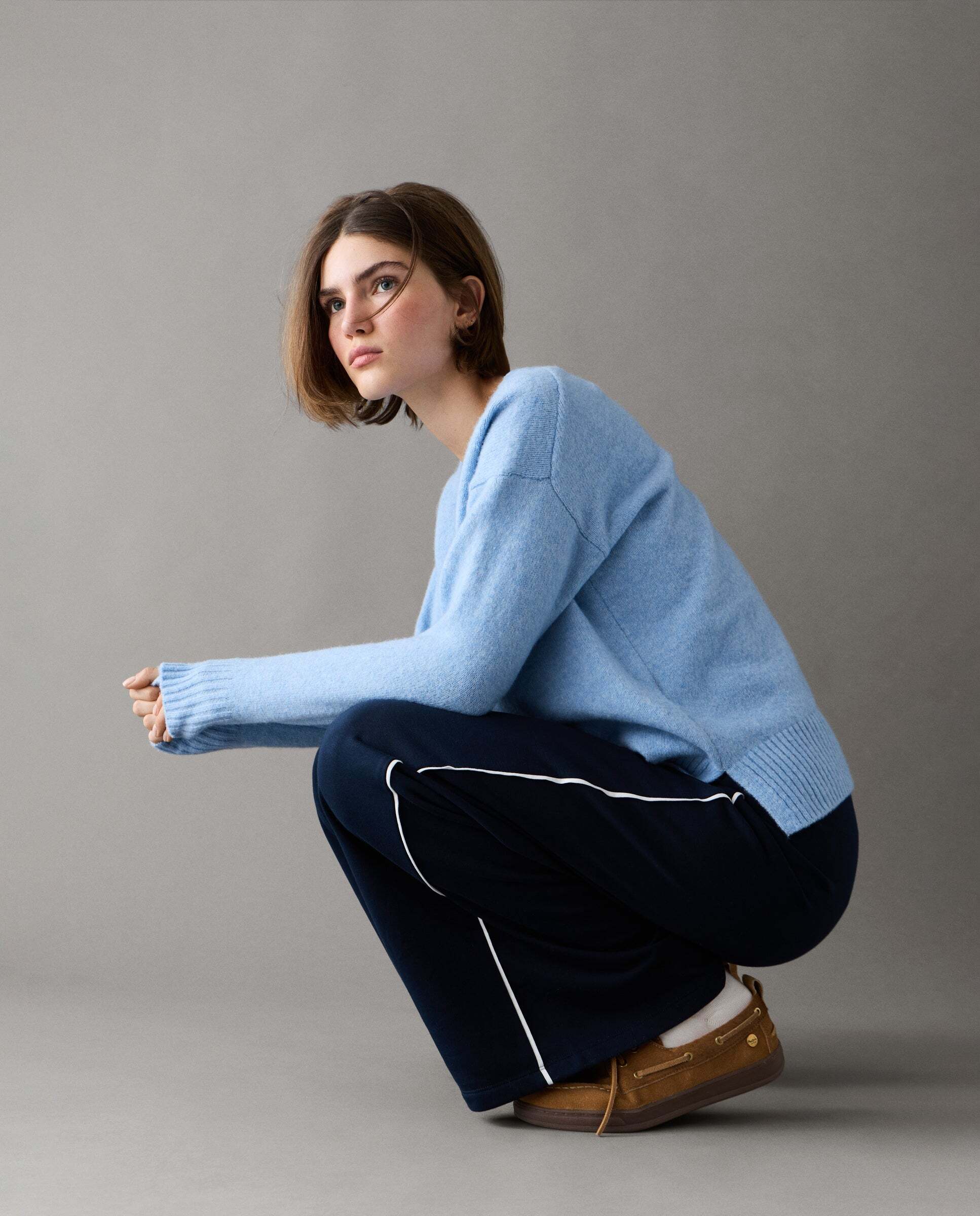 Pantalón de mujer jogger fit recto Azul Pepe Jeans Azul-3