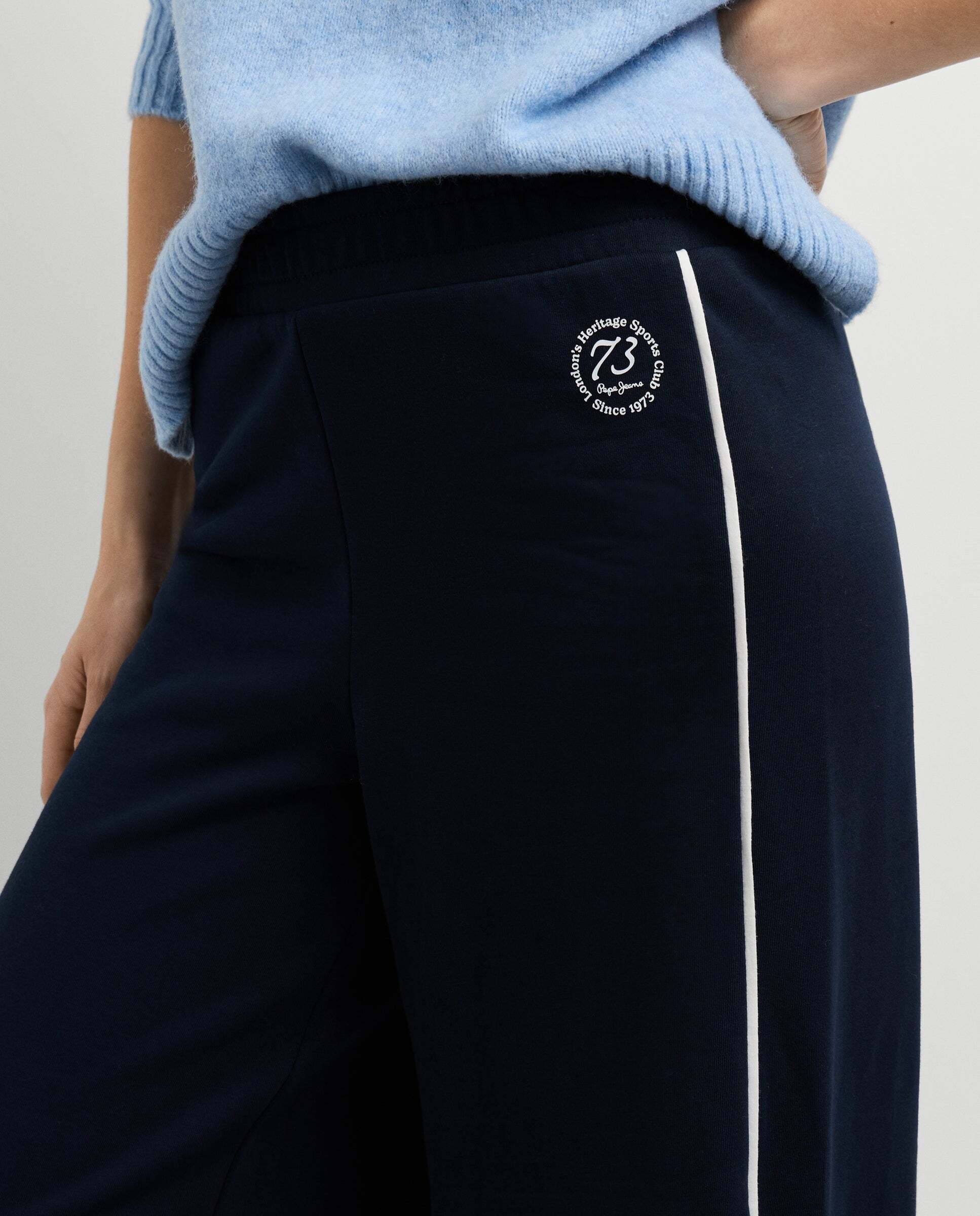 Pantalón de mujer jogger fit recto Azul Pepe Jeans Azul-5