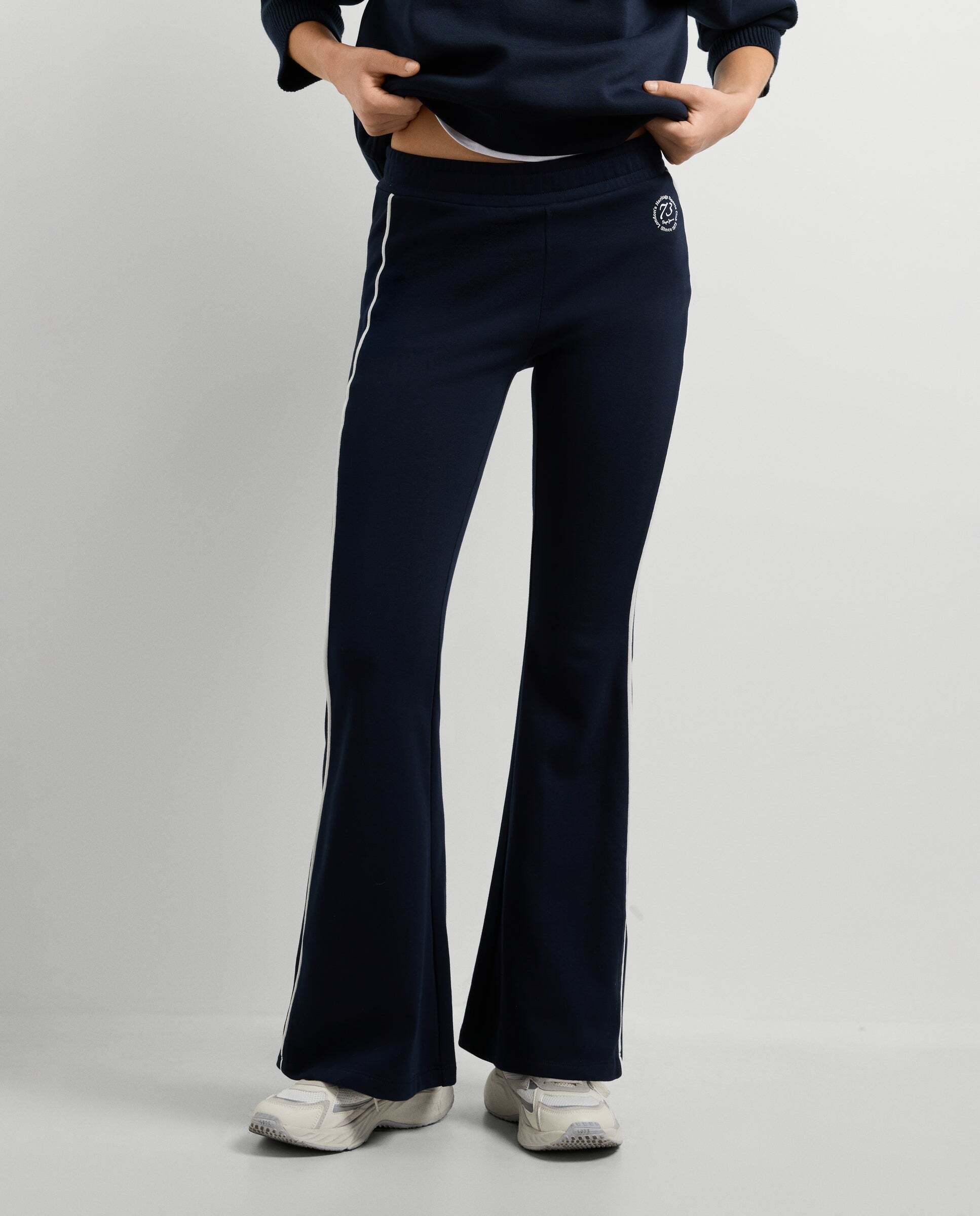 Pantalón de mujer jogger fit flare - Pepe Jeans - Azul Azul-1