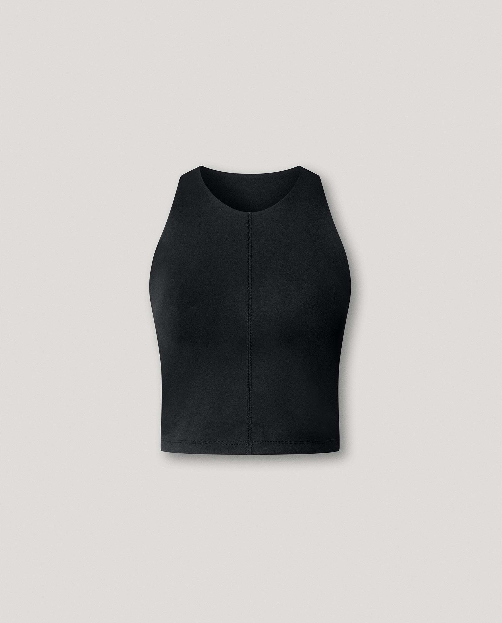Camiseta de mujer cropped sin mangas - Pepe Jeans - Negro Negro-7