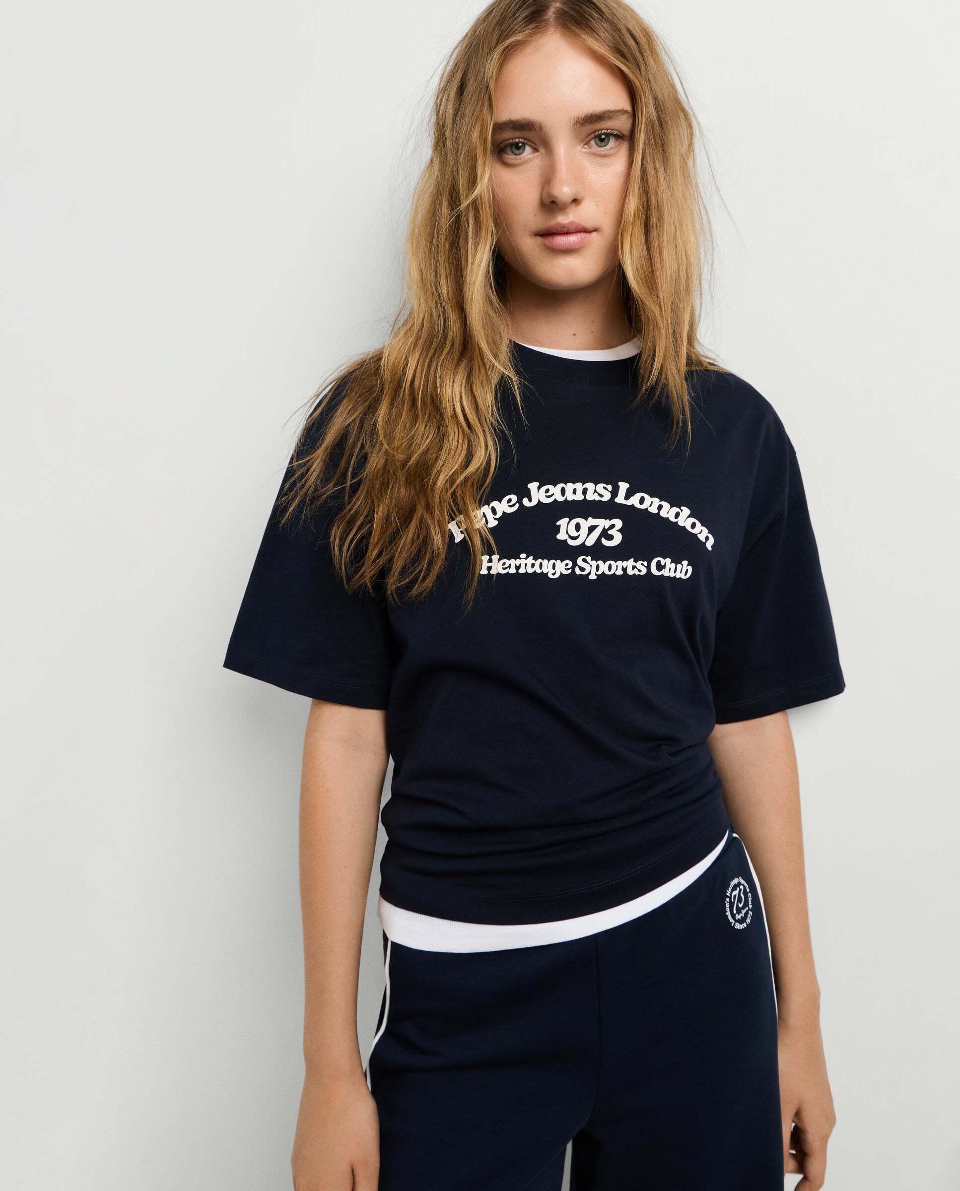 Camiseta de mujer gráfico estampado - Pepe Jeans - Azul Azul-1