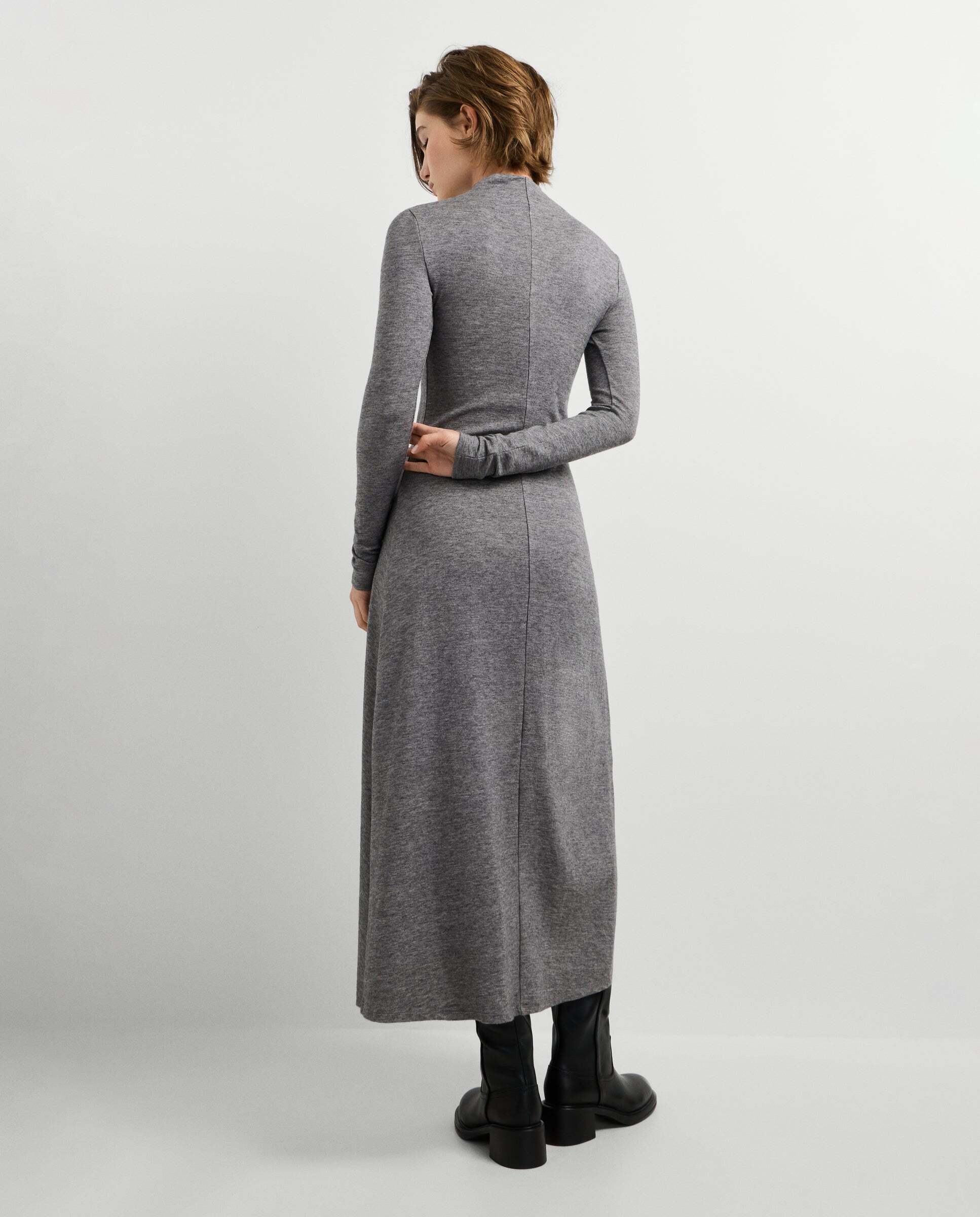 Imagen 3 de Vestido largo detalle anudado - Pepe Jeans - Gris Gris