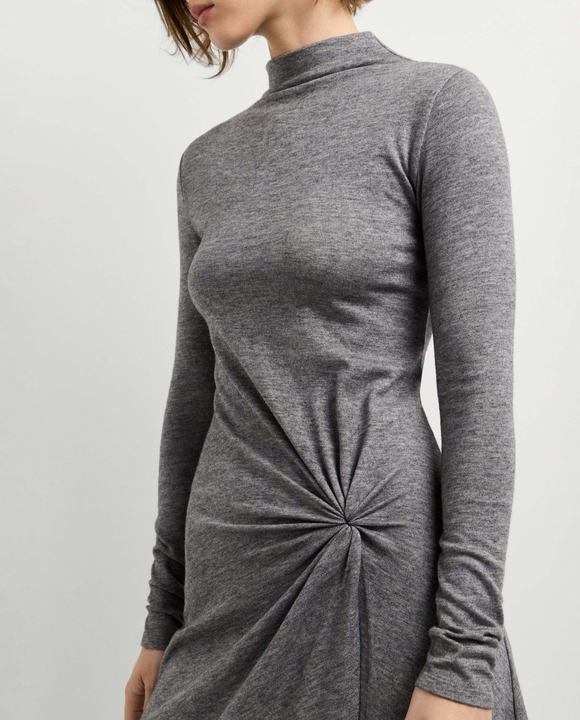 Imagen 4 de Vestido largo detalle anudado - Pepe Jeans - Gris Gris