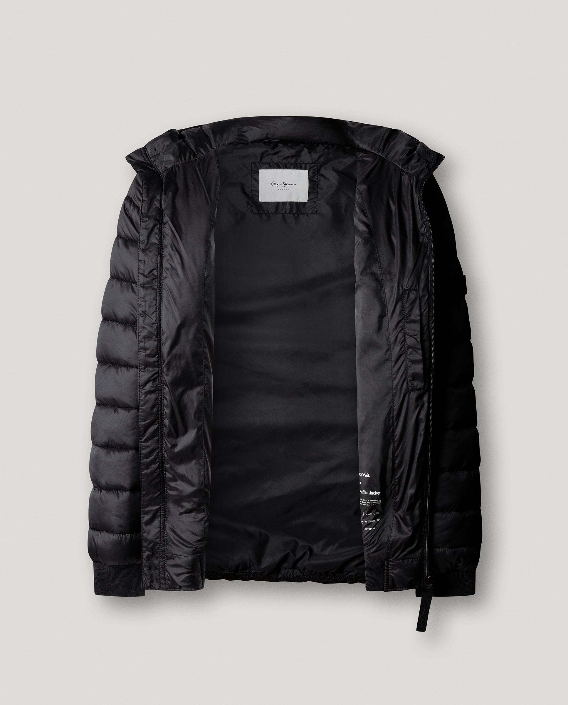 Plumífero de hombre acolchado con capucha - Pepe Jeans - Negro Negro-9