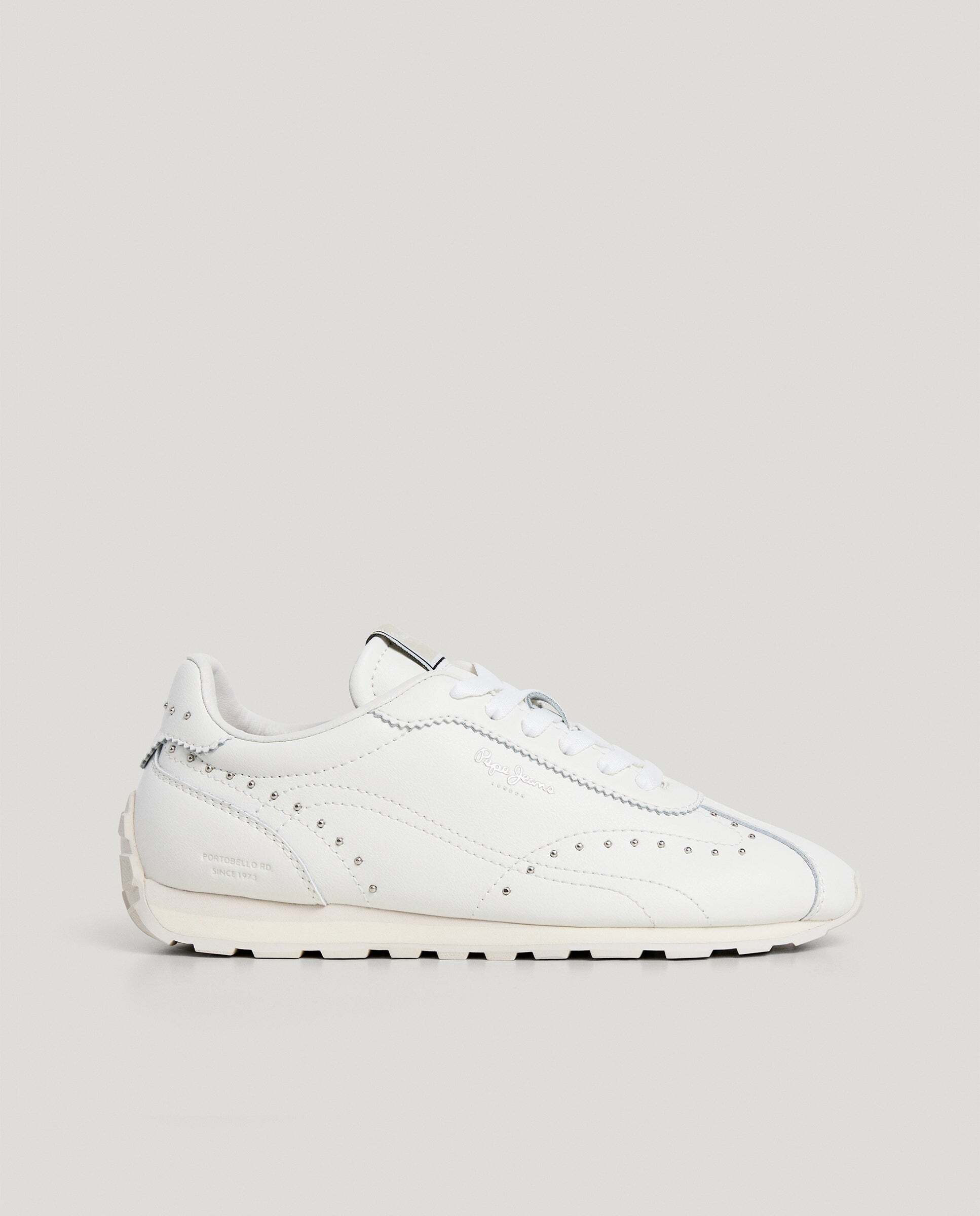 Jane - Pepe Jeans - zapatillas running retro - Blanco Blanco-1