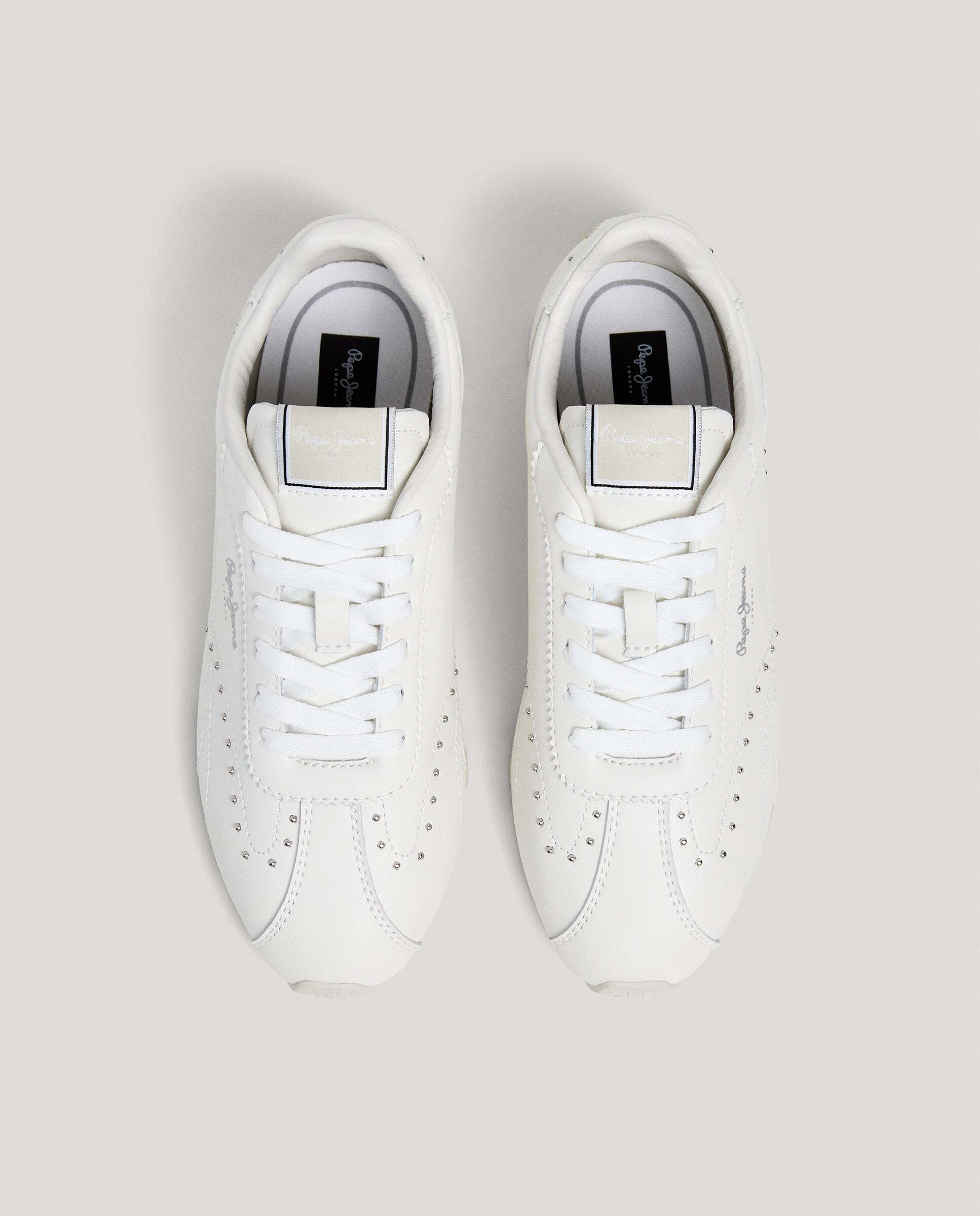 Jane - Pepe Jeans - zapatillas running retro - Blanco Blanco-3