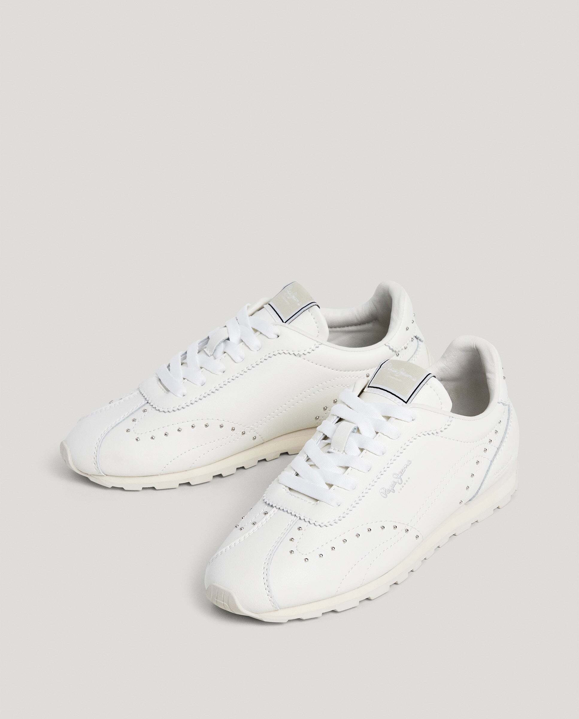 Jane - Pepe Jeans - zapatillas running retro - Blanco Blanco-2