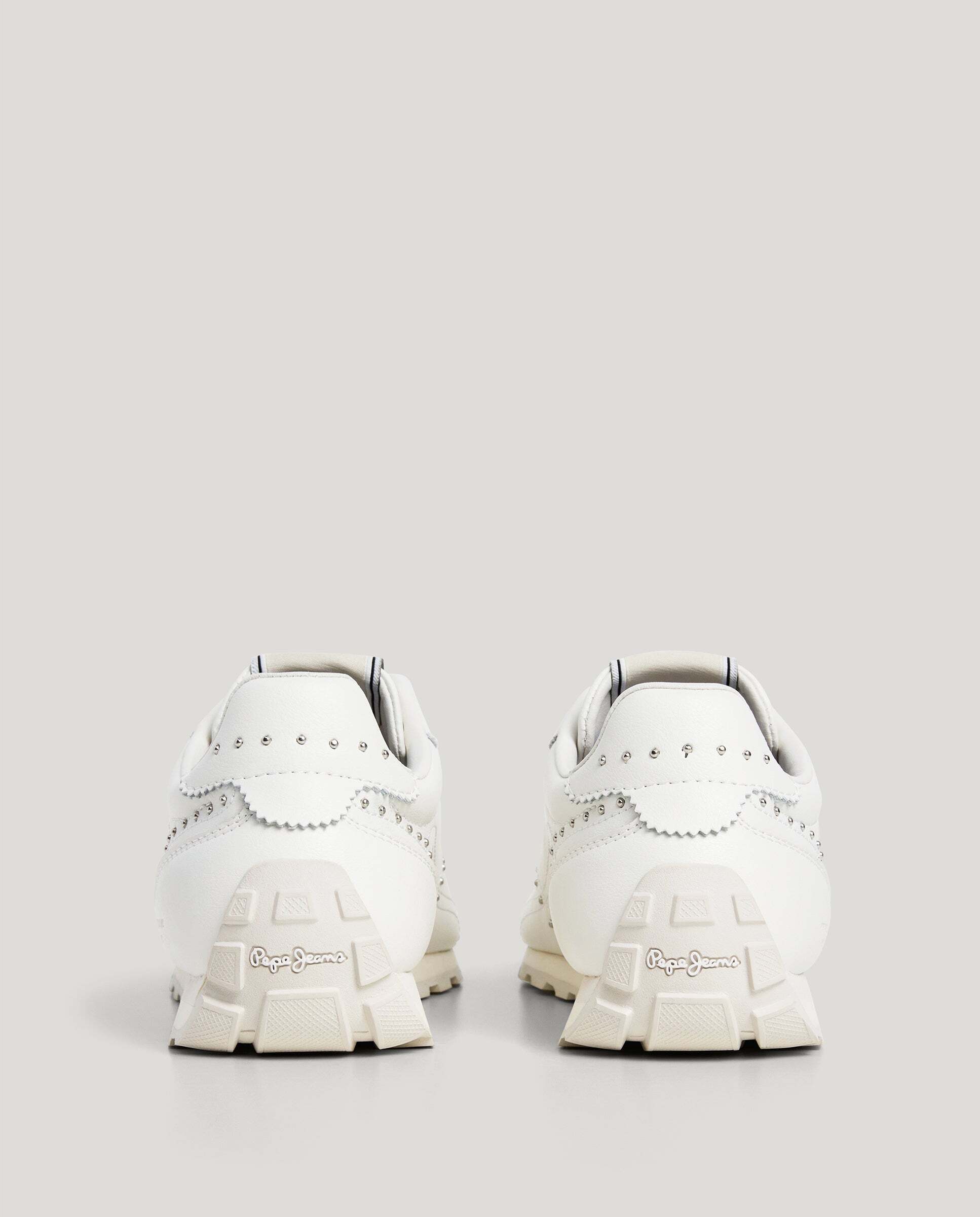 Jane - Pepe Jeans - zapatillas running retro - Blanco Blanco-4