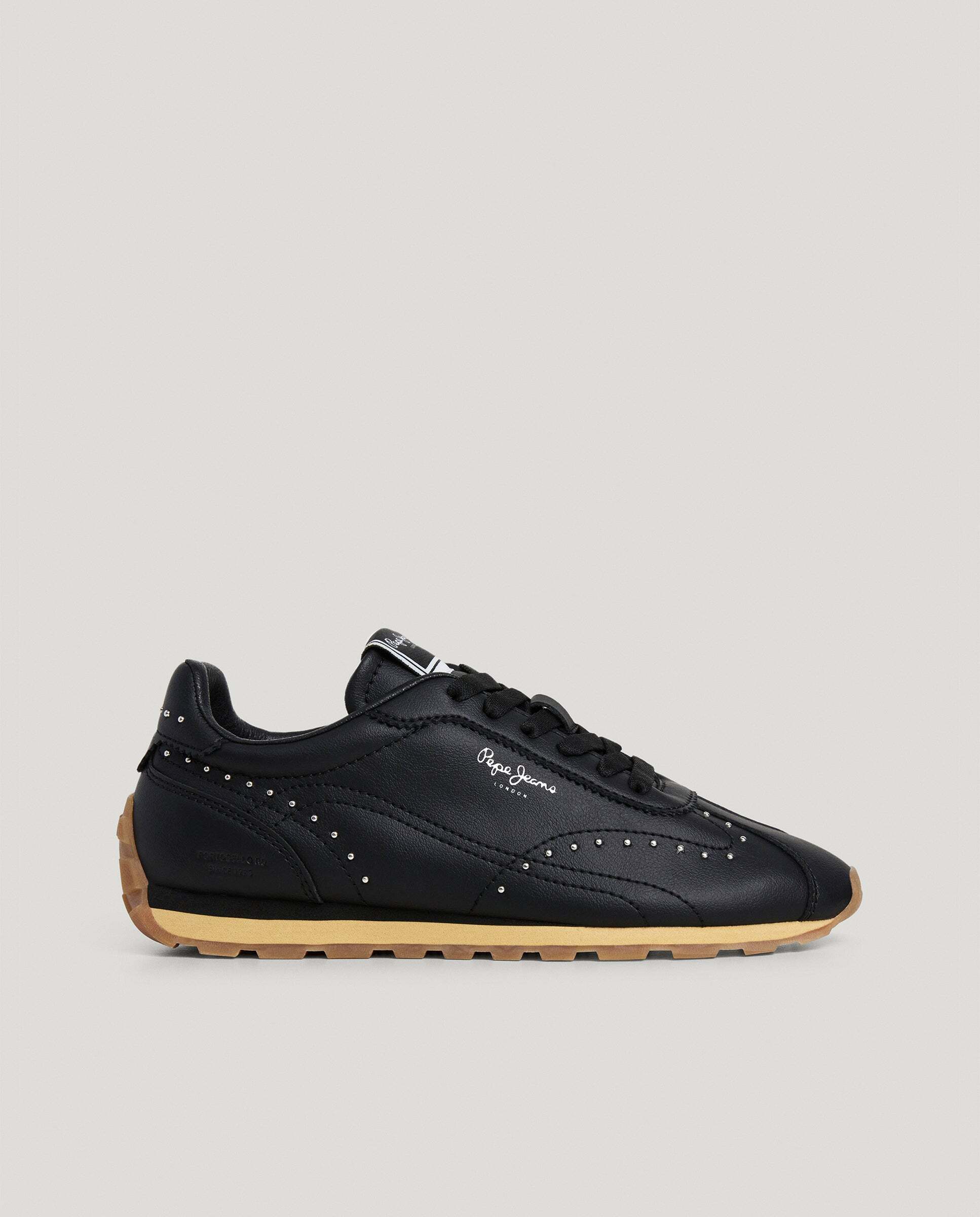 Jane - Pepe Jeans - zapatillas running retro - Negro Negro-1