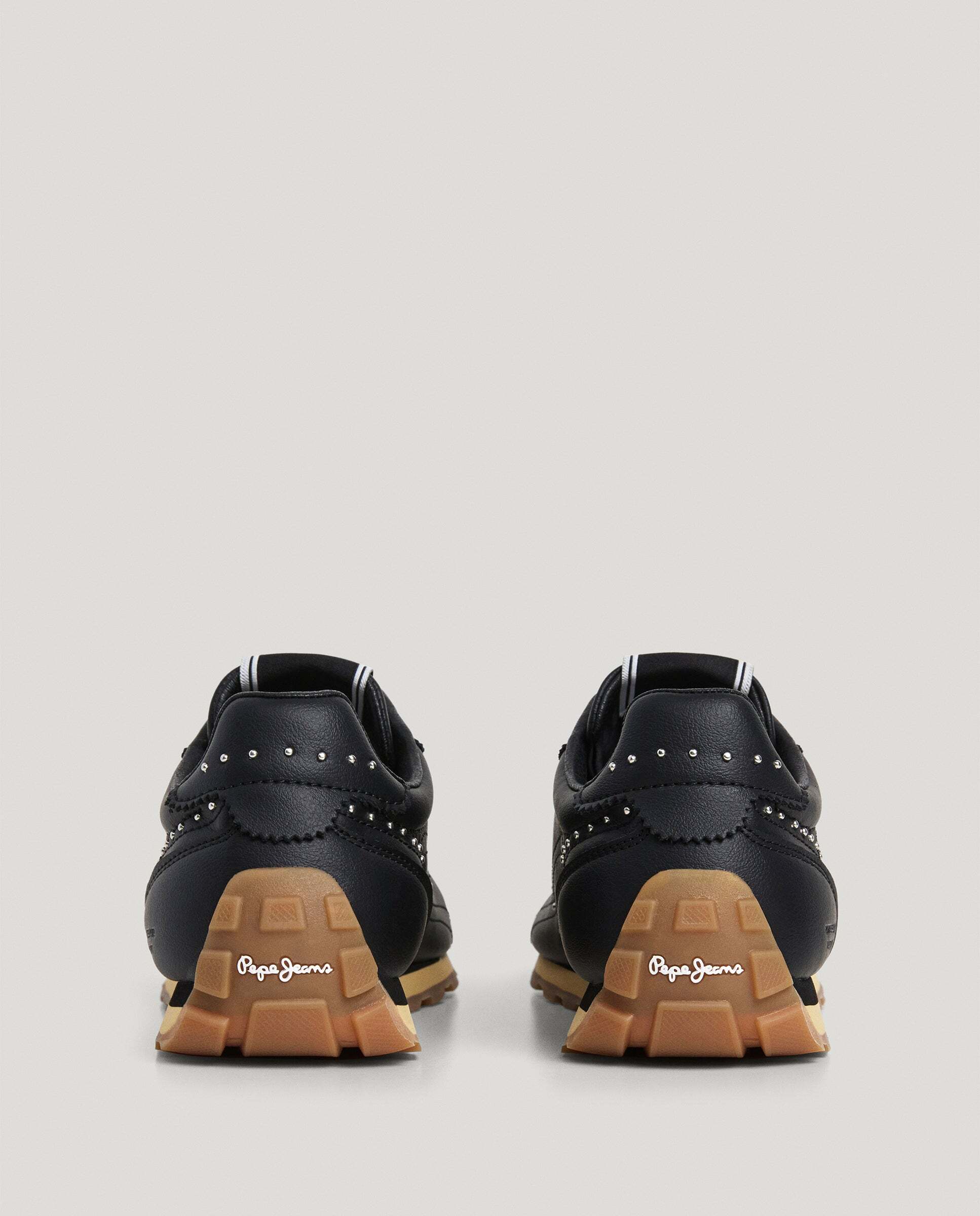 Jane - Pepe Jeans - zapatillas running retro - Negro Negro-4