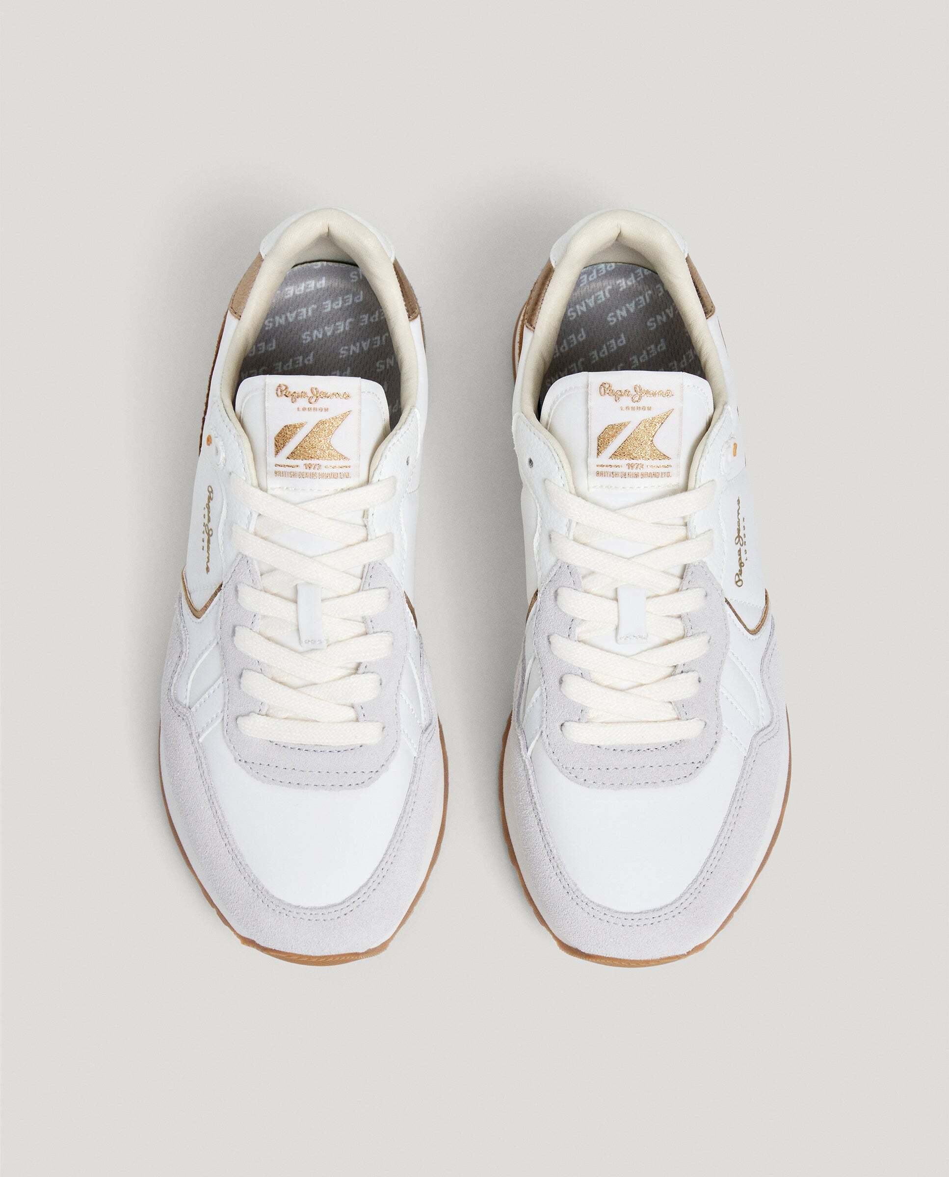 Brit - Pepe Jeans - zapatillas running retro - Blanco Blanco-3
