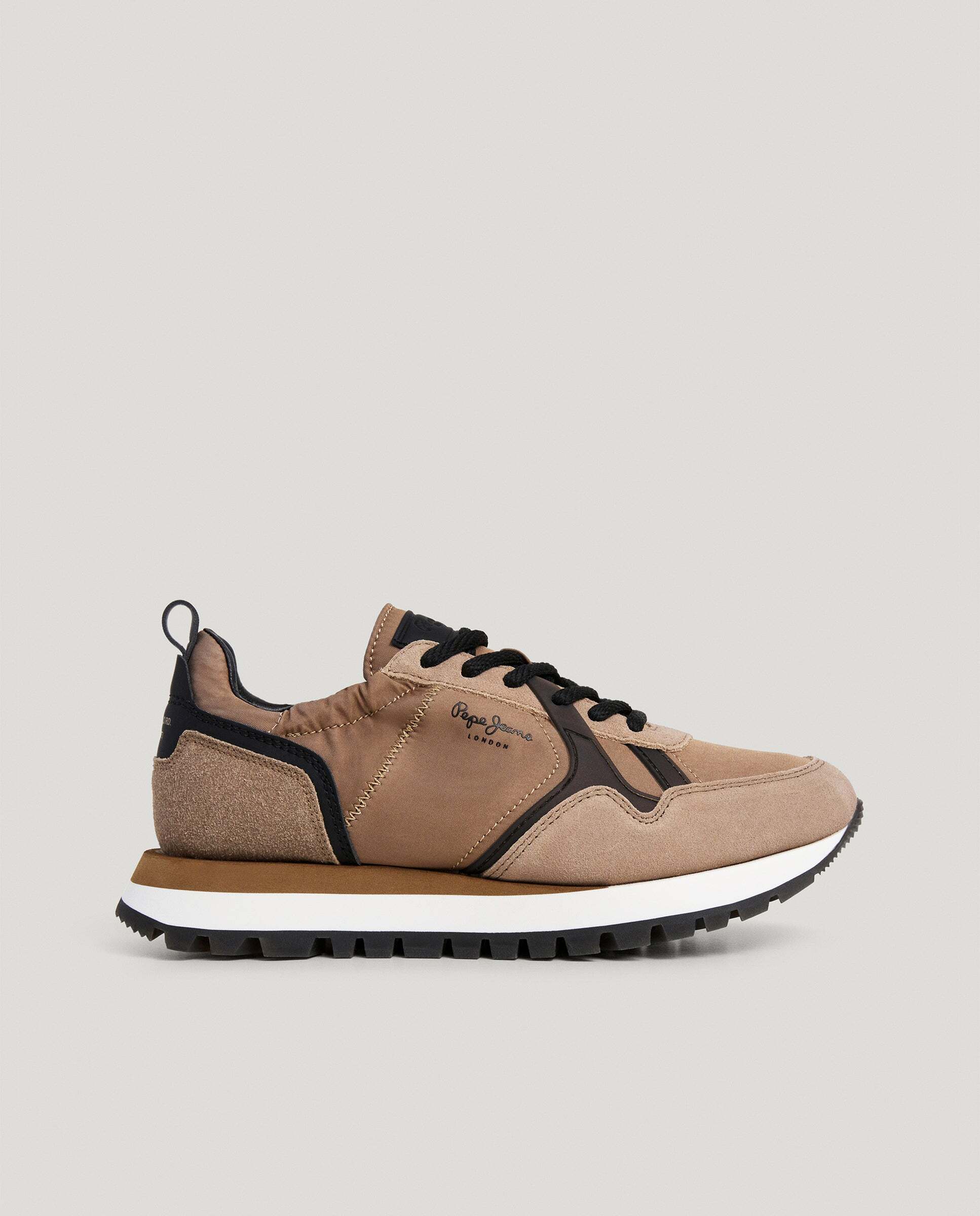Ari - Pepe Jeans - zapatillas running retro - Beige Beige-1