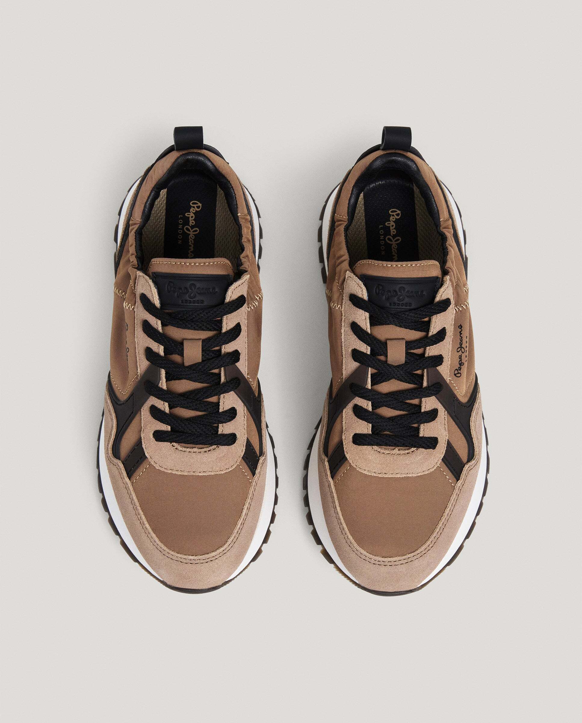 Ari - Pepe Jeans - zapatillas running retro - Beige Beige-3