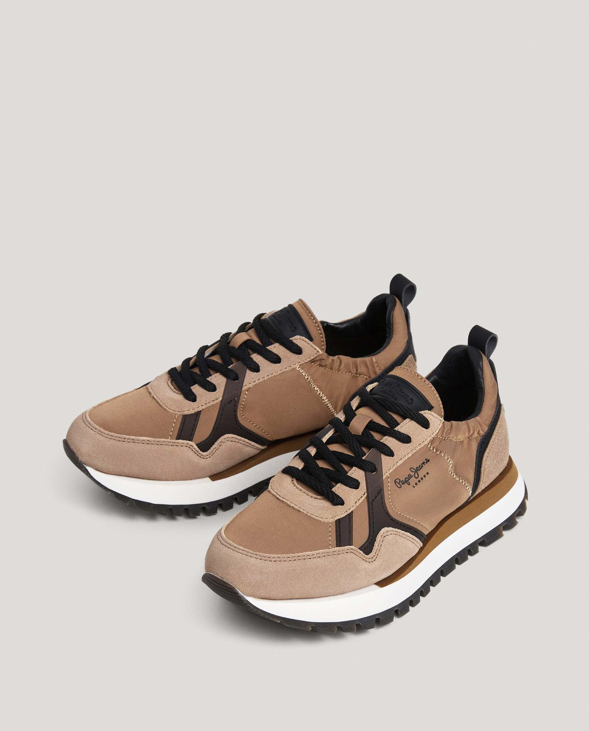 Ari - Pepe Jeans - zapatillas running retro - Beige Beige-2
