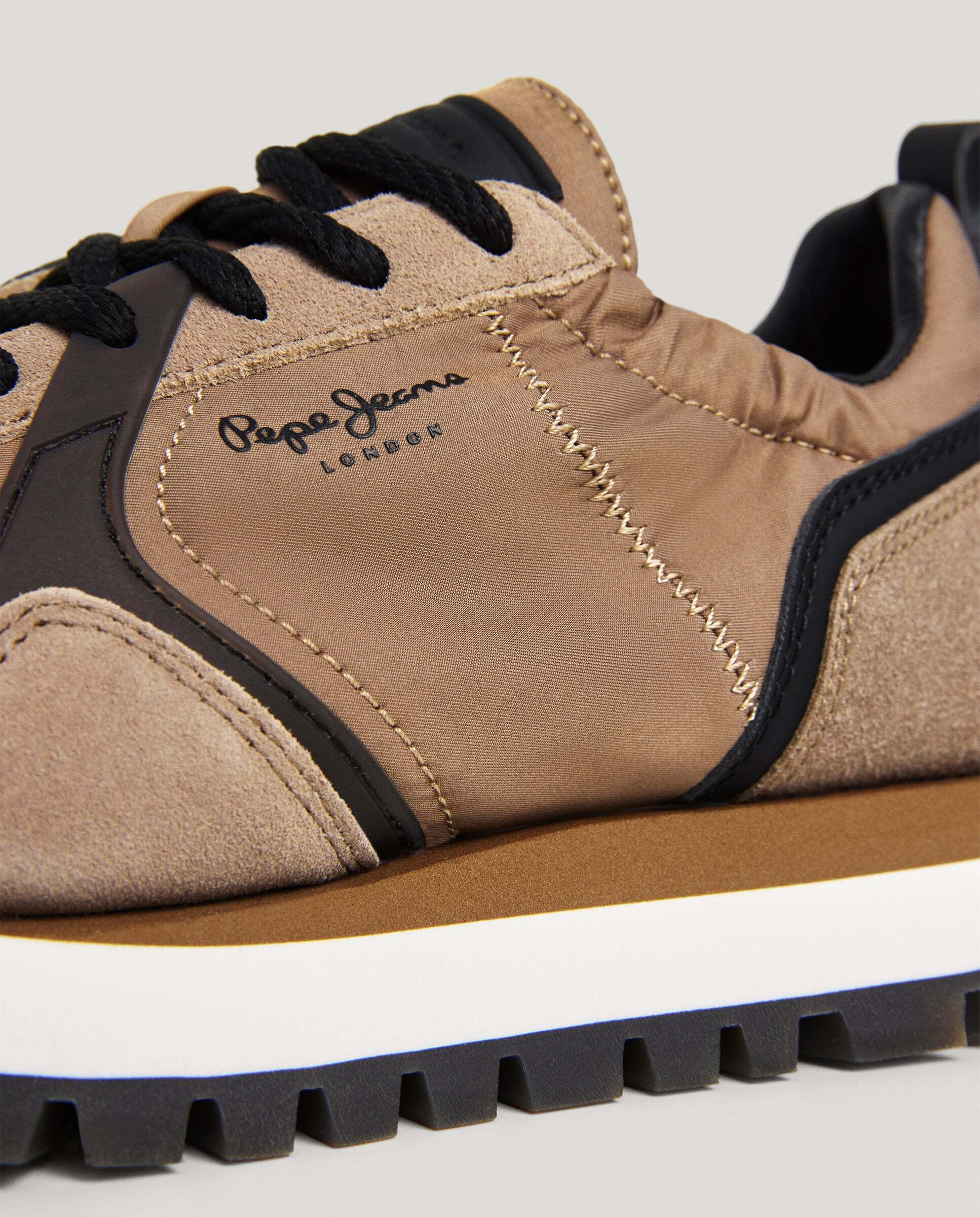 Ari - Pepe Jeans - zapatillas running retro - Beige Beige-5