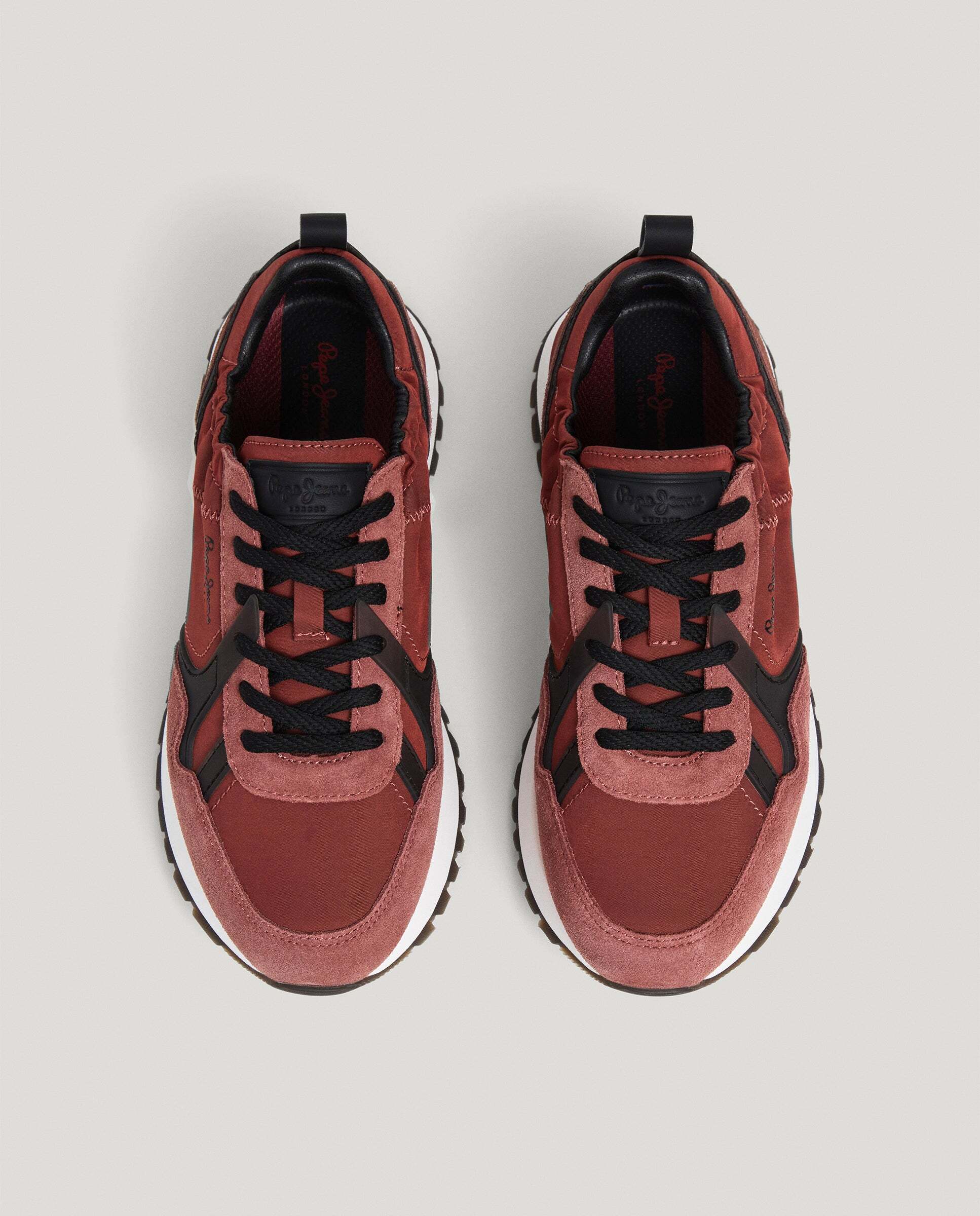 Ari - Pepe Jeans - zapatillas running retro - Rojo Rojo-3