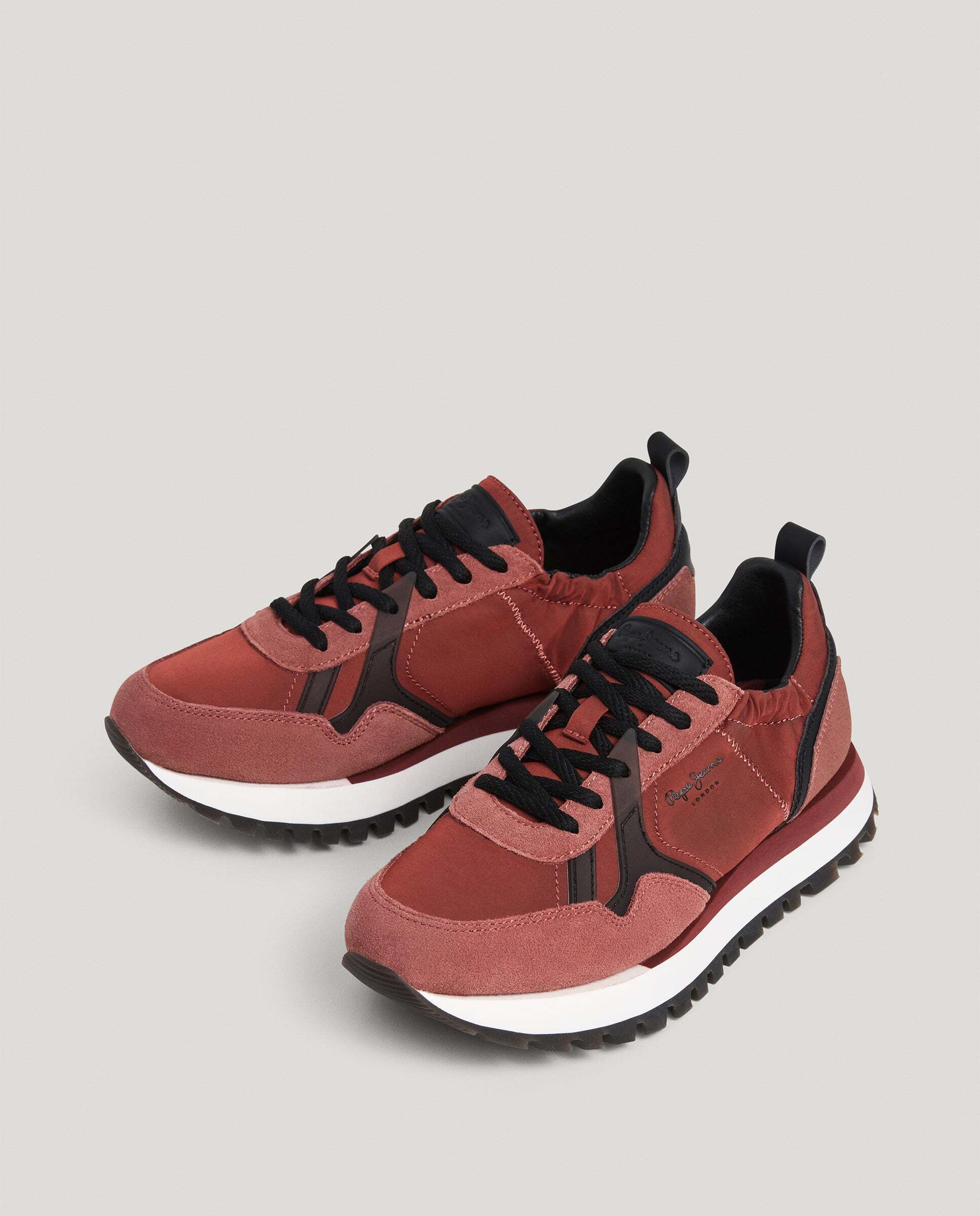 Ari - Pepe Jeans - zapatillas running retro - Rojo Rojo-2