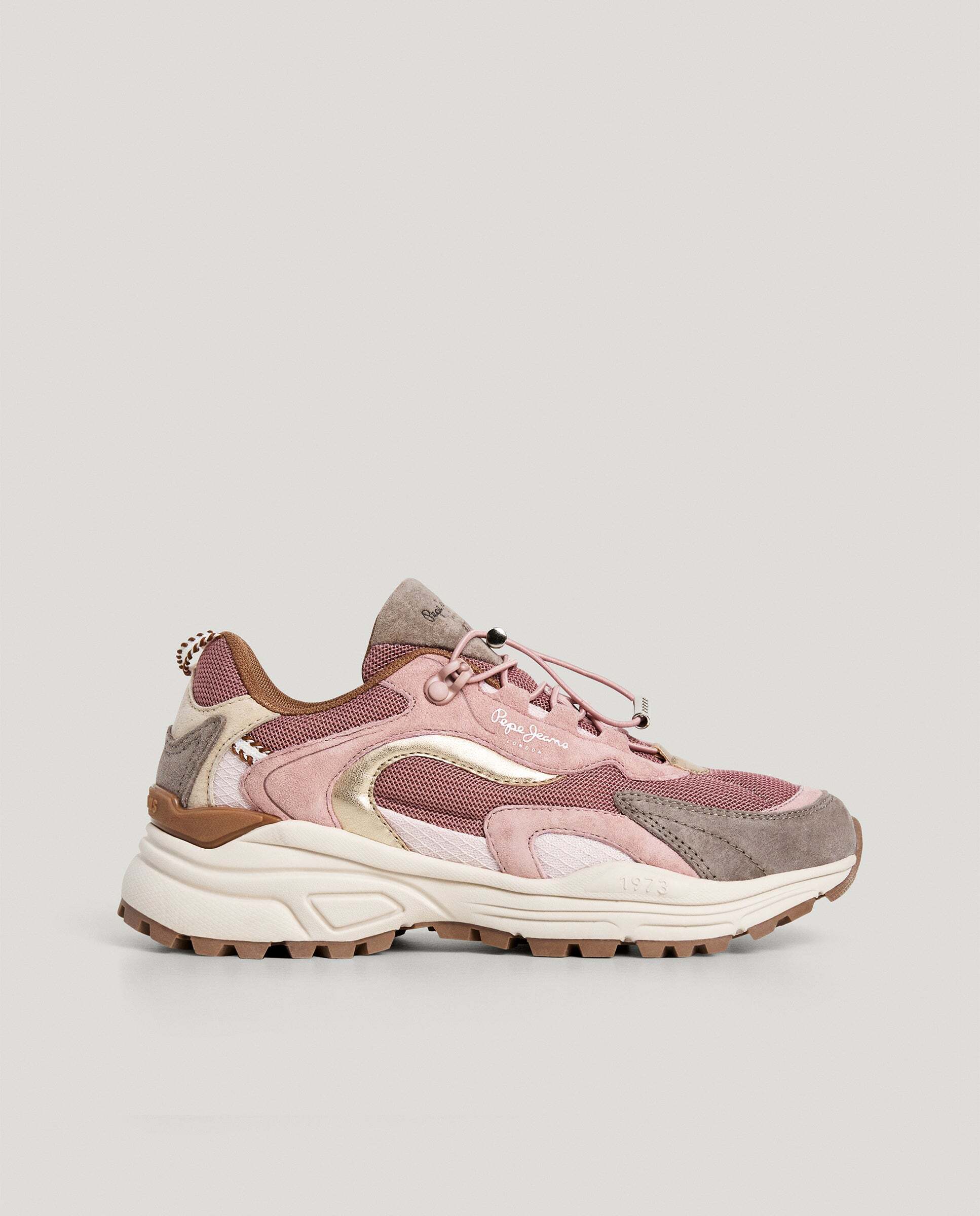 Darren - Pepe Jeans - zapatillas combinadas - Rosa Rosa-1