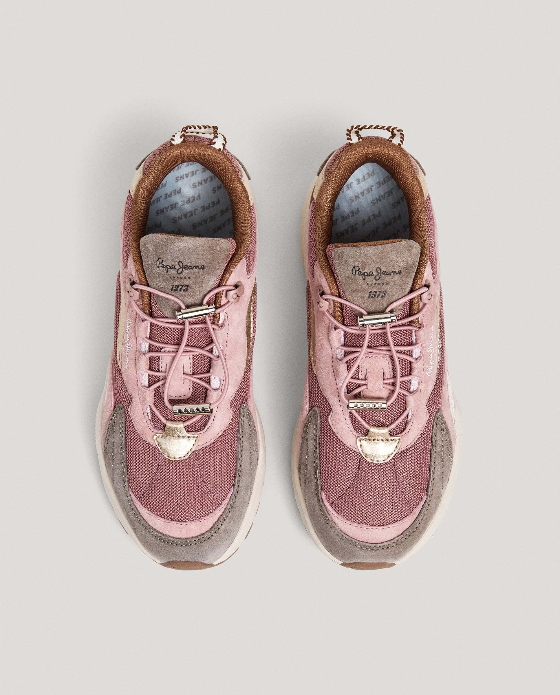 Darren - Pepe Jeans - zapatillas combinadas - Rosa Rosa-3