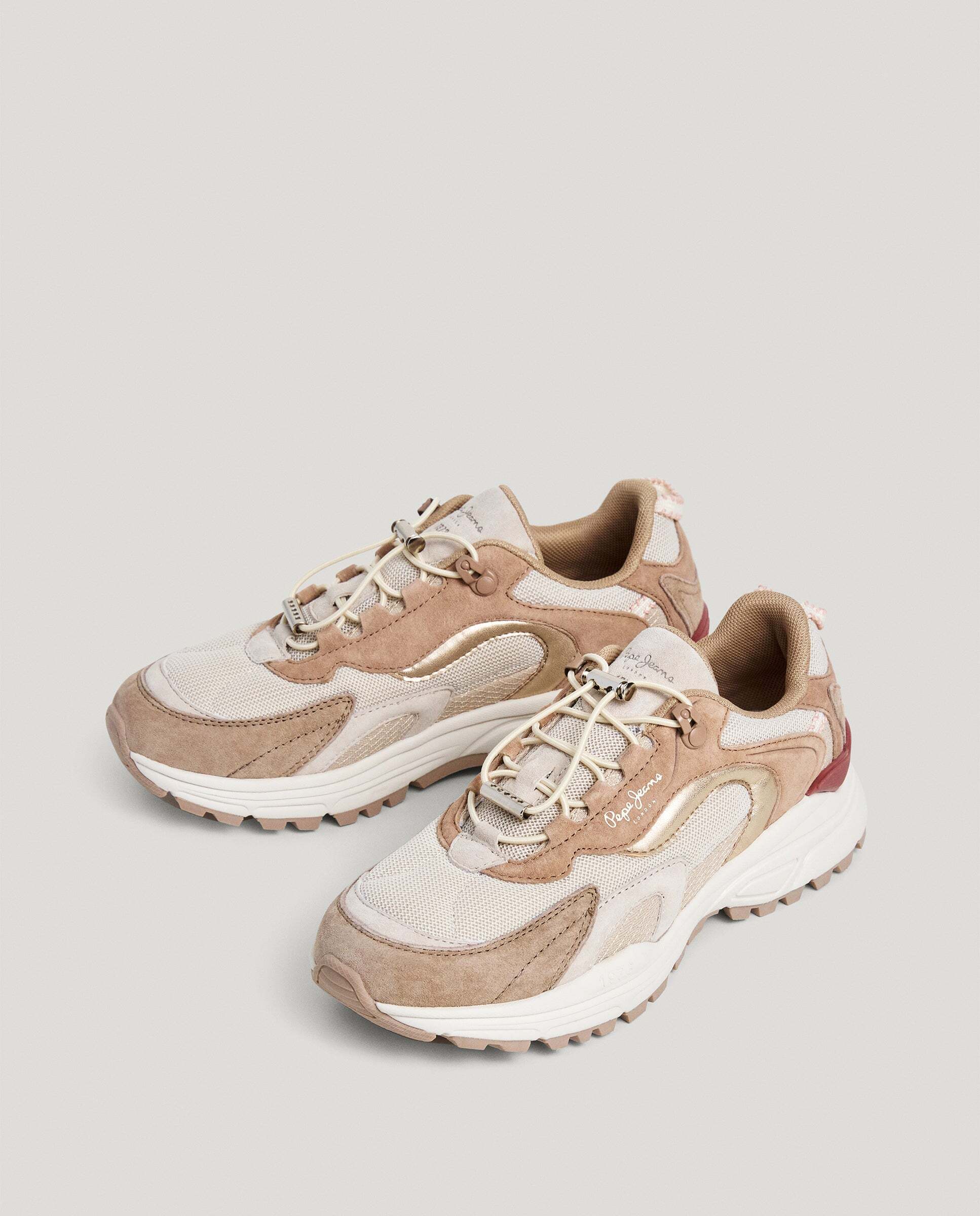Darren - Pepe Jeans - zapatillas combinadas - Natural Natural-2