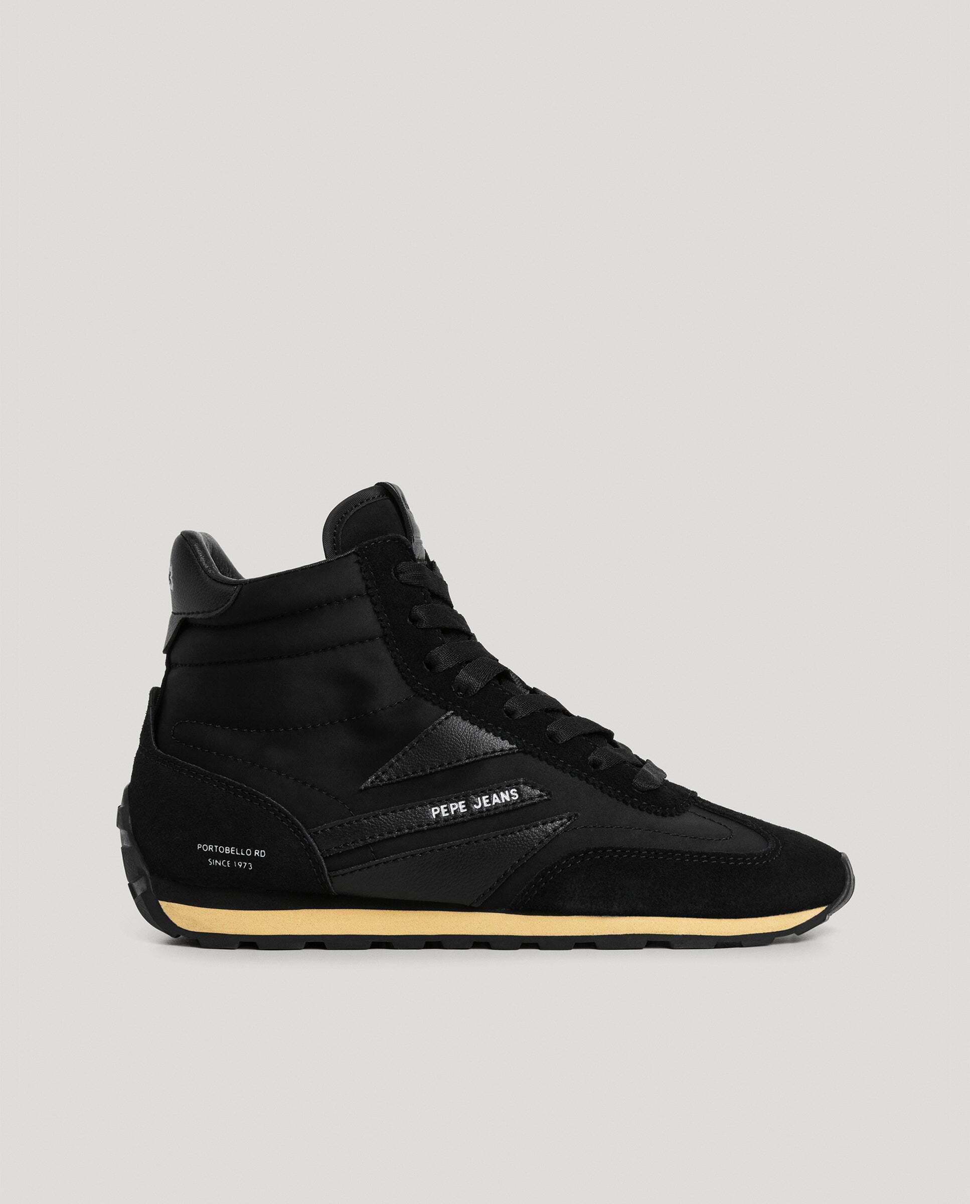 Jane - Pepe Jeans - zapatillas running retro - Negro Negro-1