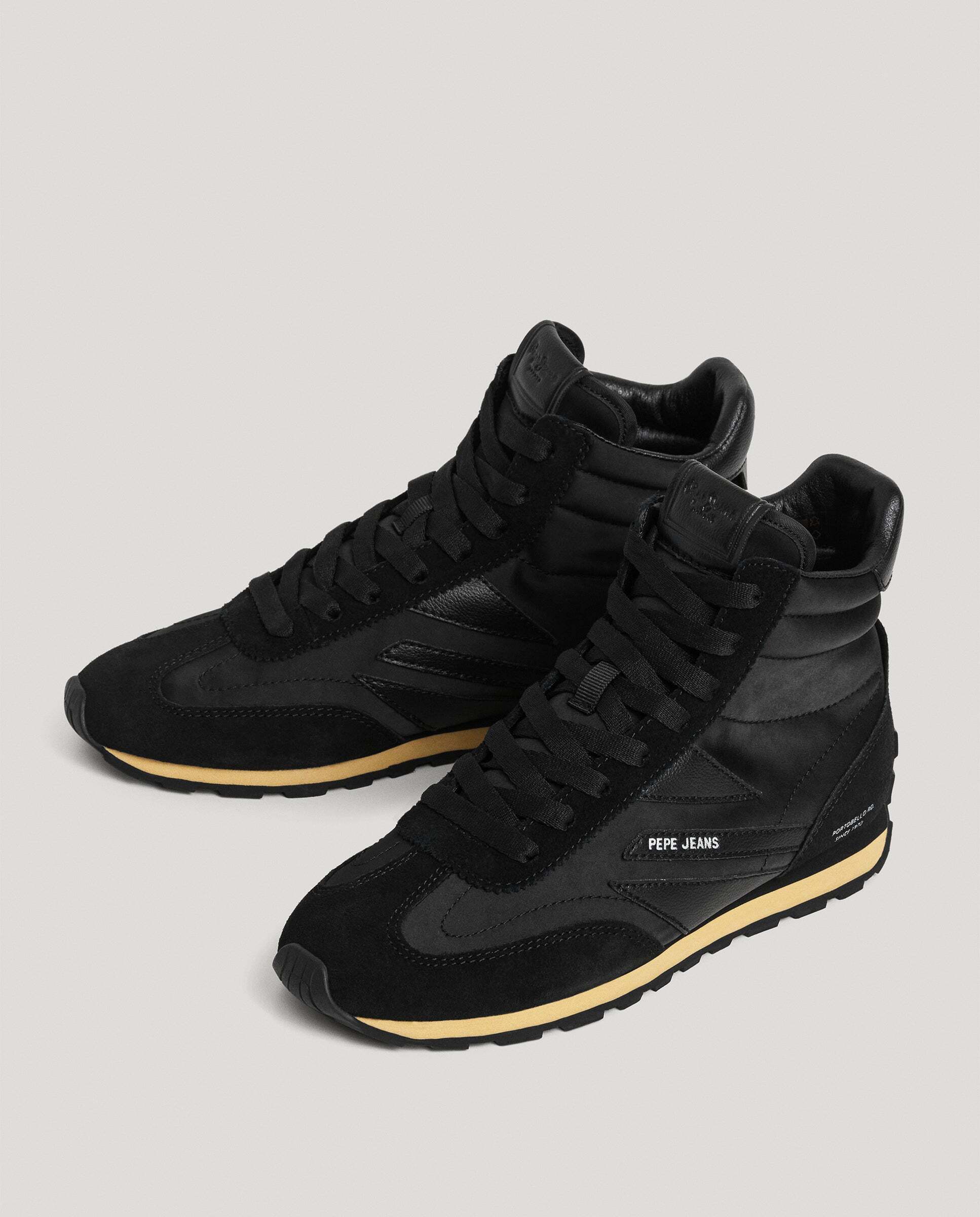 Jane - Pepe Jeans - zapatillas running retro - Negro Negro-2