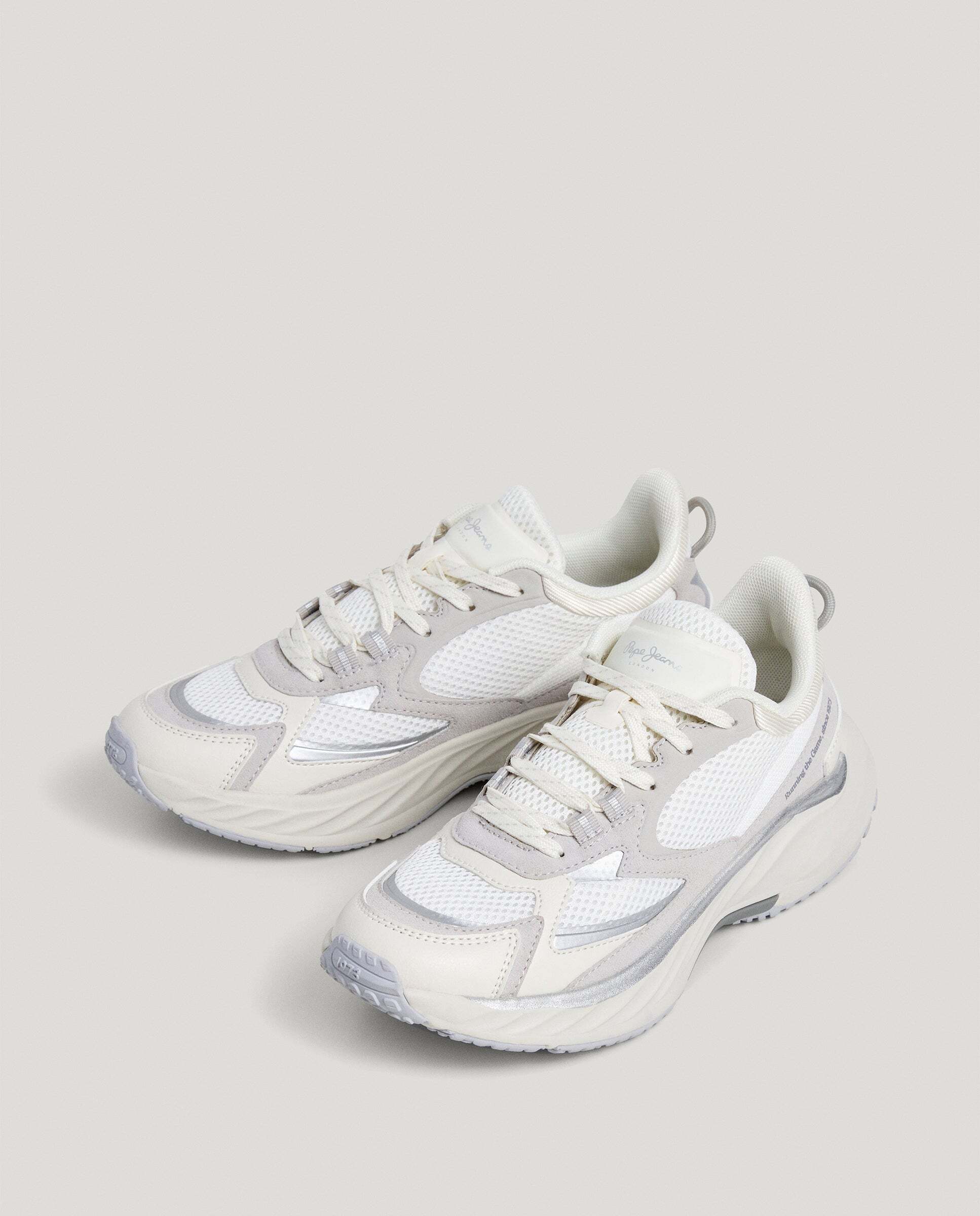 Cromer - Pepe Jeans - zapatillas combinadas - Blanco Blanco-2
