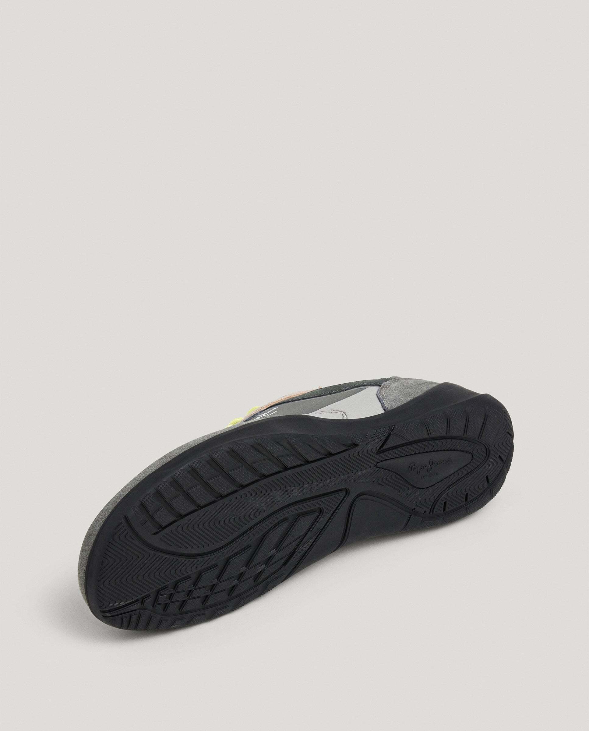 Savile - Pepe Jeans - zapatillas combinadas - Verde grisáceo Verde grisáceo-6