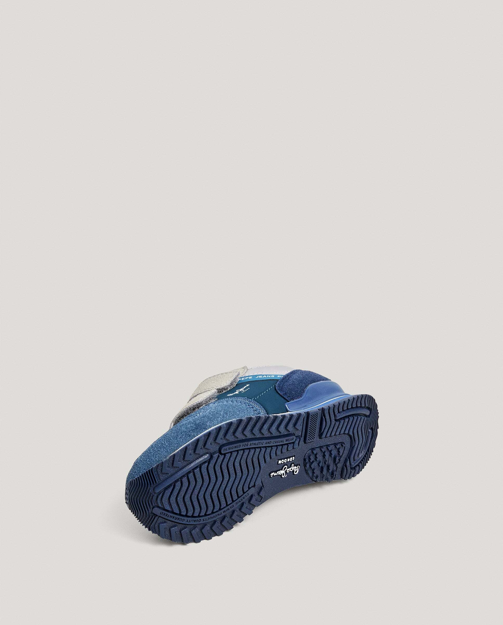 Zapatillas de niño running cierre cierre adherente - Pepe Jeans - Azul Azul-6