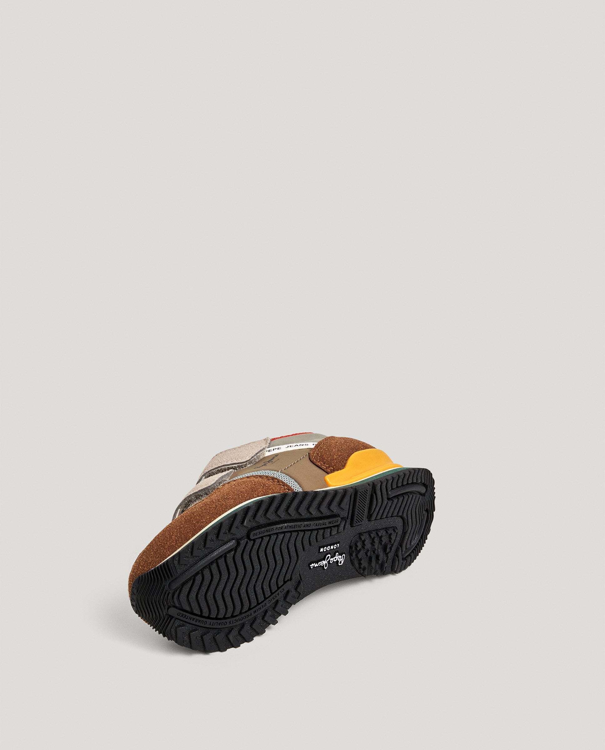 Imagen 6 de Zapatillas de niño running cierre cierre adherente - Pepe Jeans - Marrón Marrón