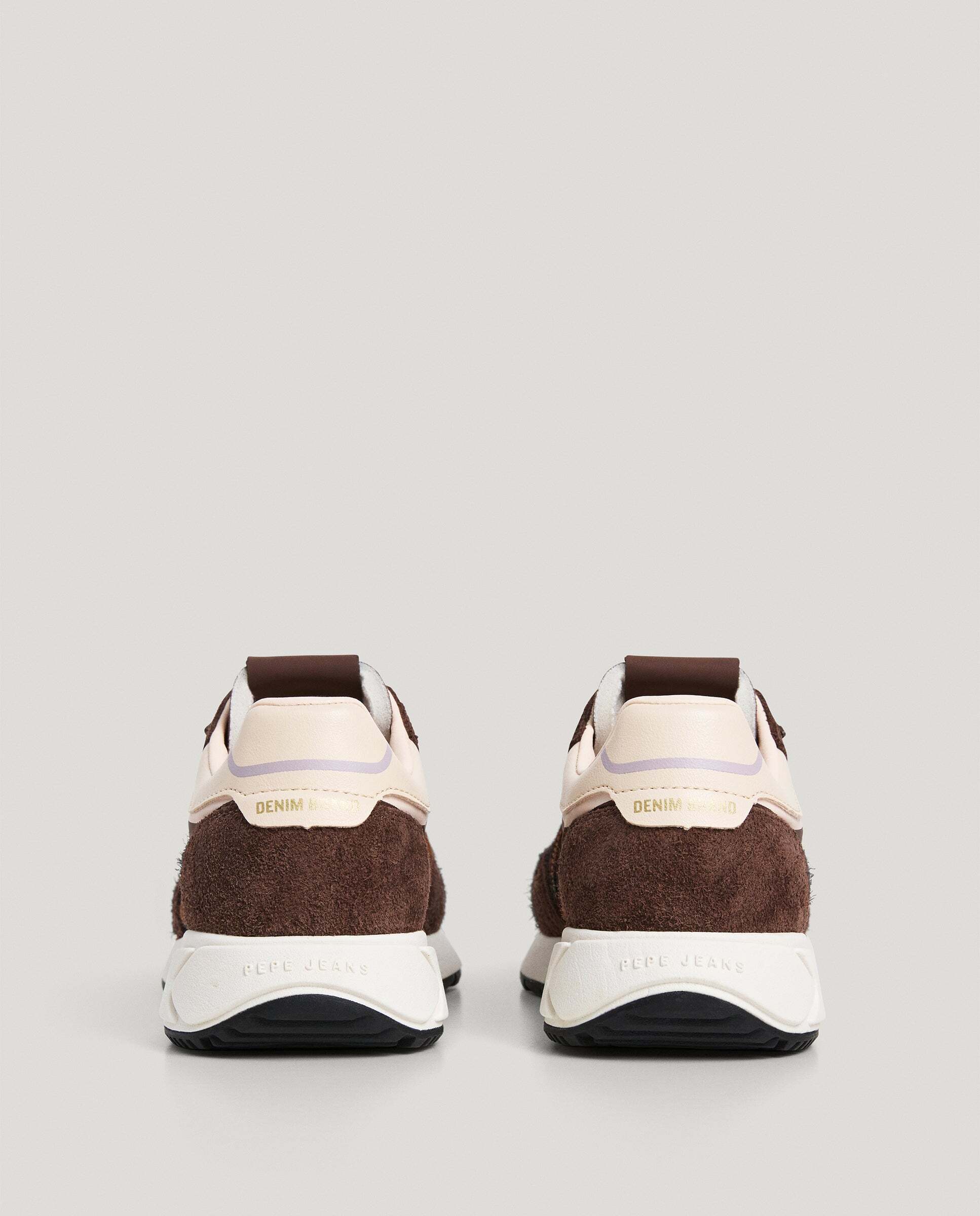 Marlon - Pepe Jeans - zapatillas con detalles animal print - Marrón oscuro Marrón oscuro-4