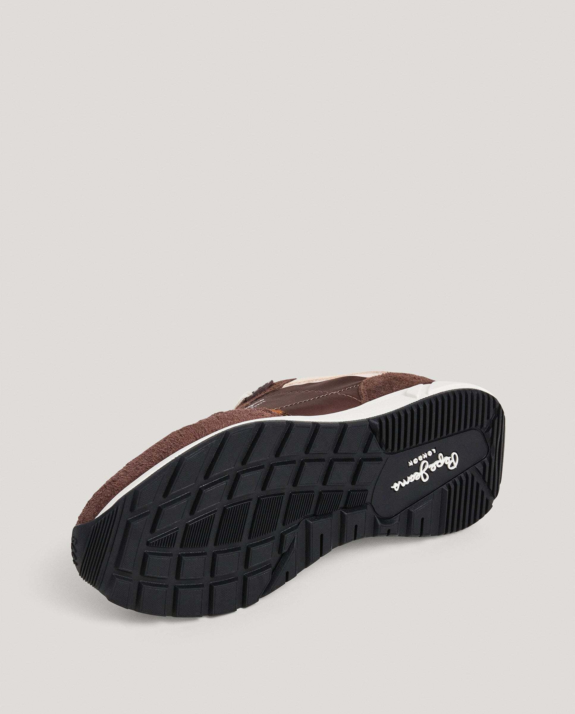 Marlon - Pepe Jeans - zapatillas con detalles animal print - Marrón oscuro Marrón oscuro-6