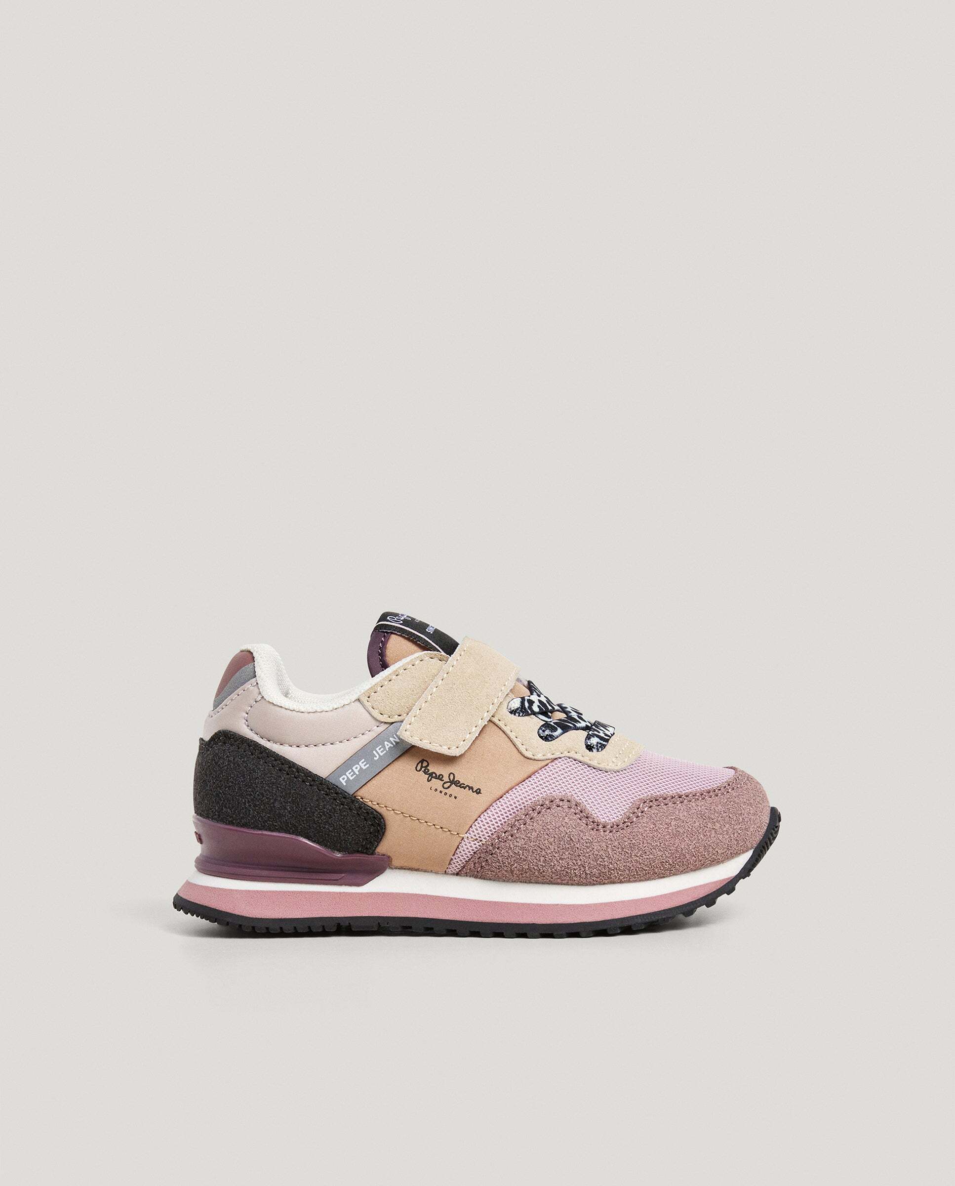 Imagen 0 de Zapatillas de niña running cierre cierre adherente Rosa