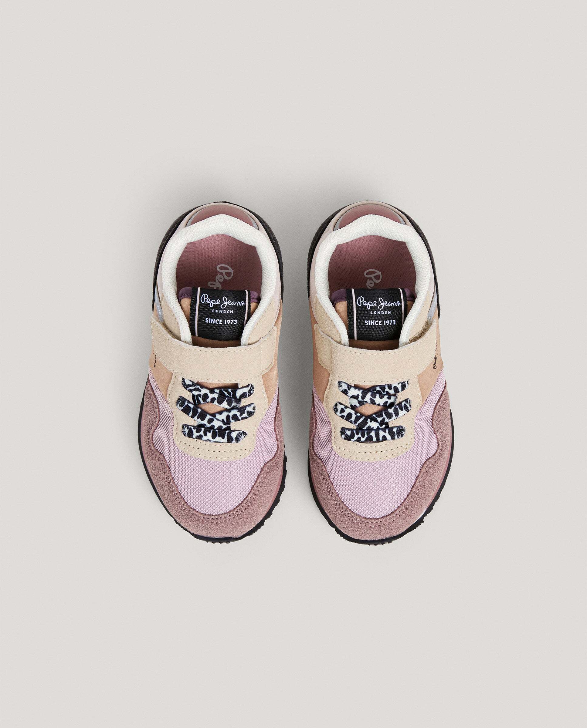 Zapatillas de niña running cierre cierre adherente - Pepe Jeans - Rosa Rosa-2
