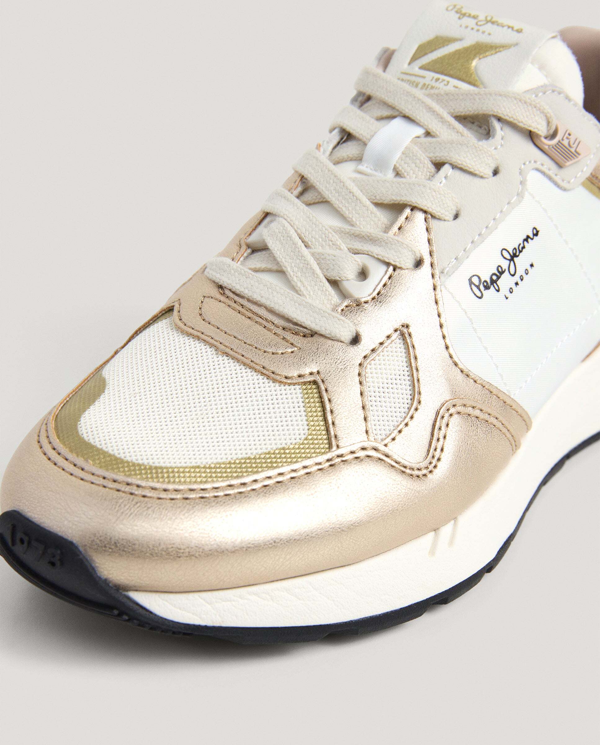 Marlon - Pepe Jeans - zapatillas con detalles metalizados - Oro Oro-5