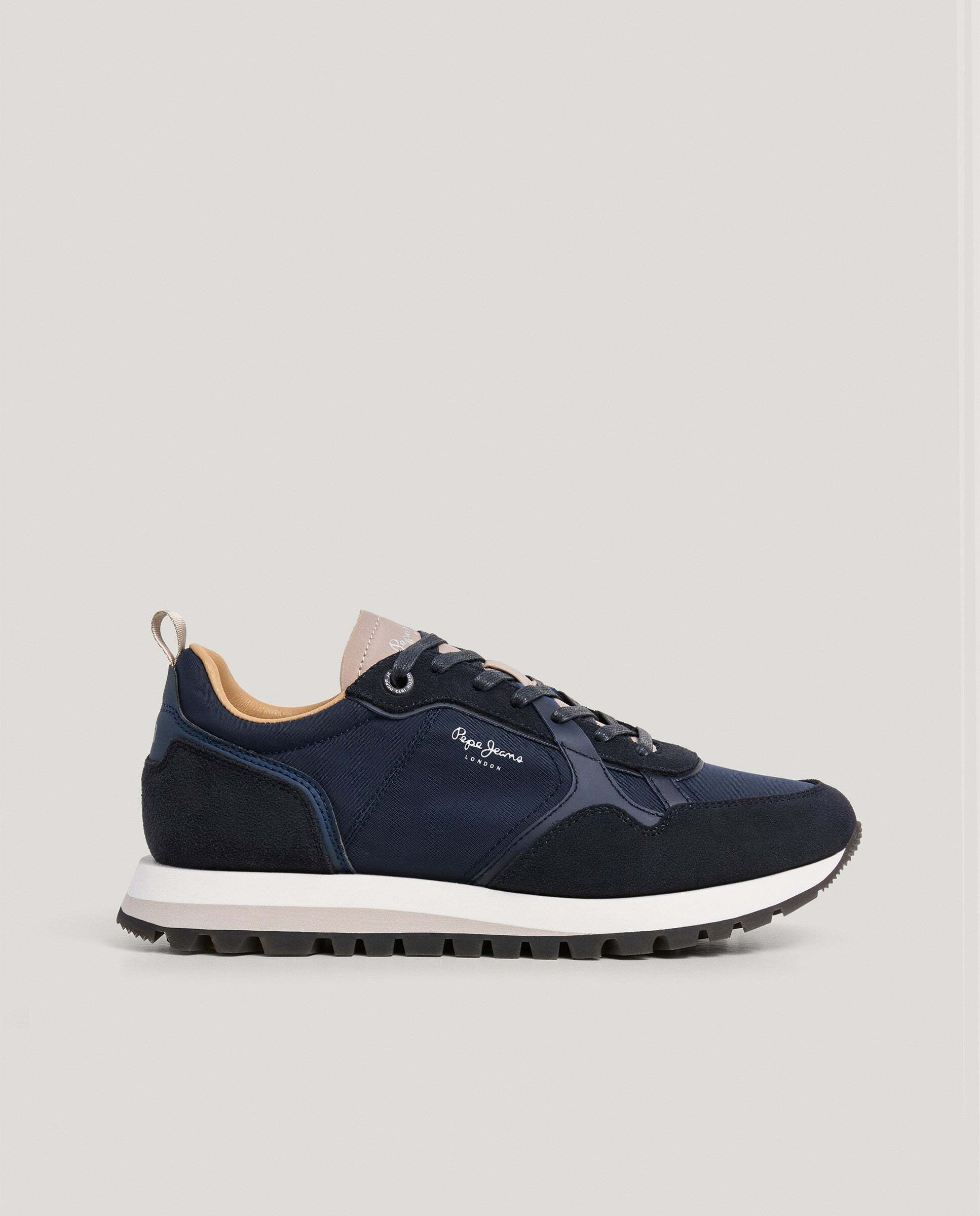 Ari - Pepe Jeans - zapatillas running retro - Azul Azul-1