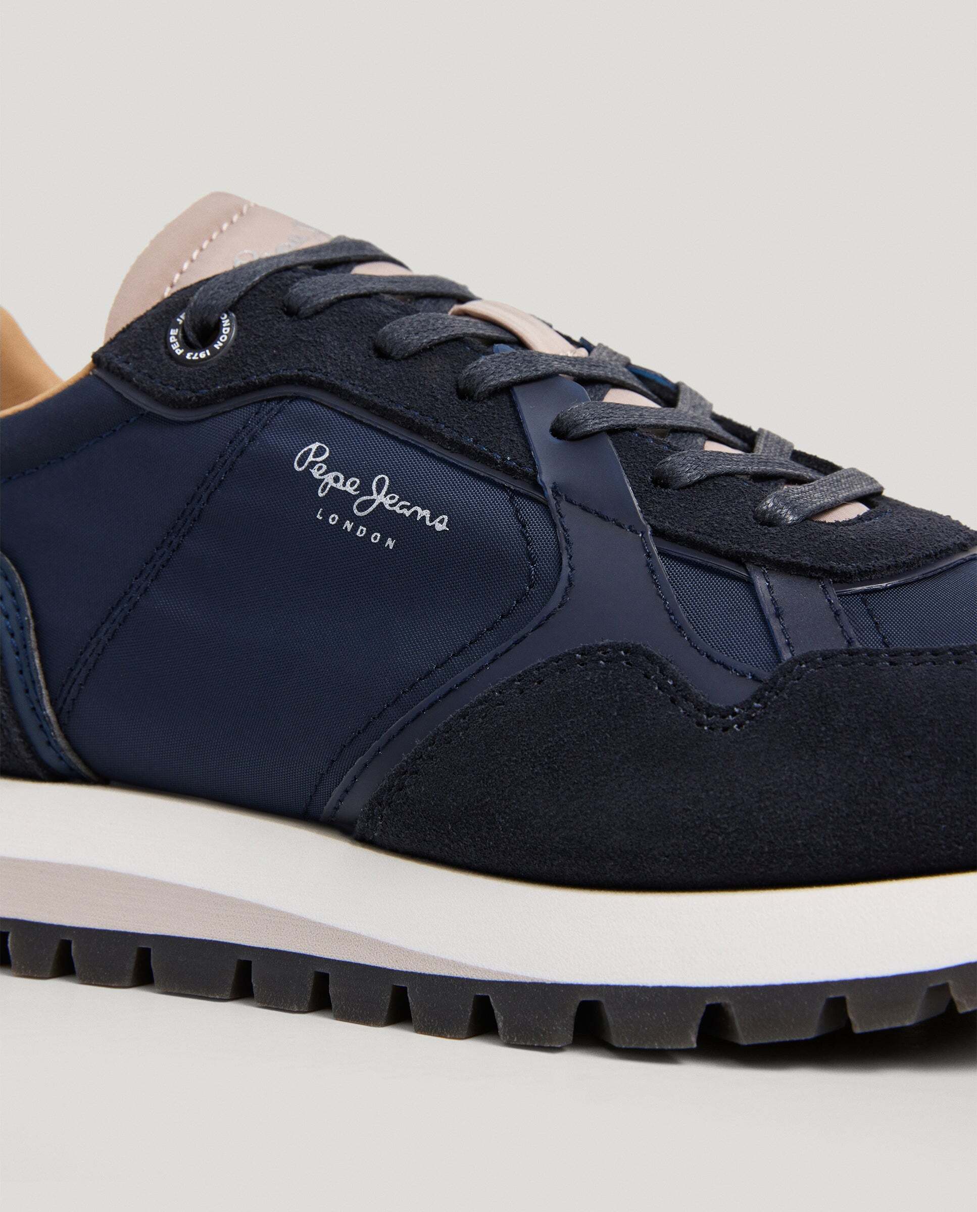 Ari - Pepe Jeans - zapatillas running retro - Azul Azul-5