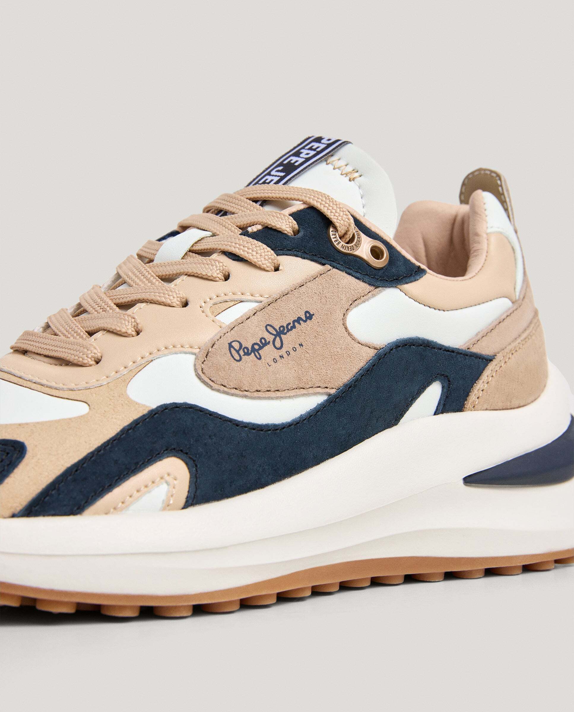 Winslow - Pepe Jeans - zapatillas combinadas - Natural Natural-5