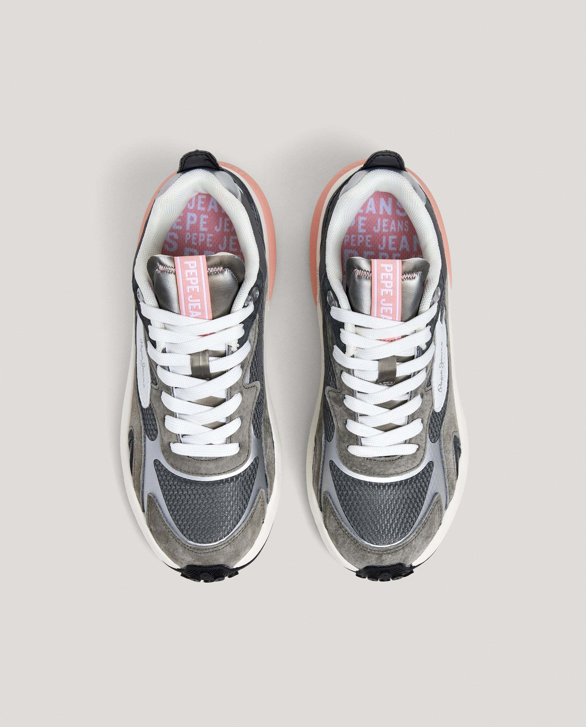 Winslow - Pepe Jeans - zapatillas combinadas - Gris Gris-3