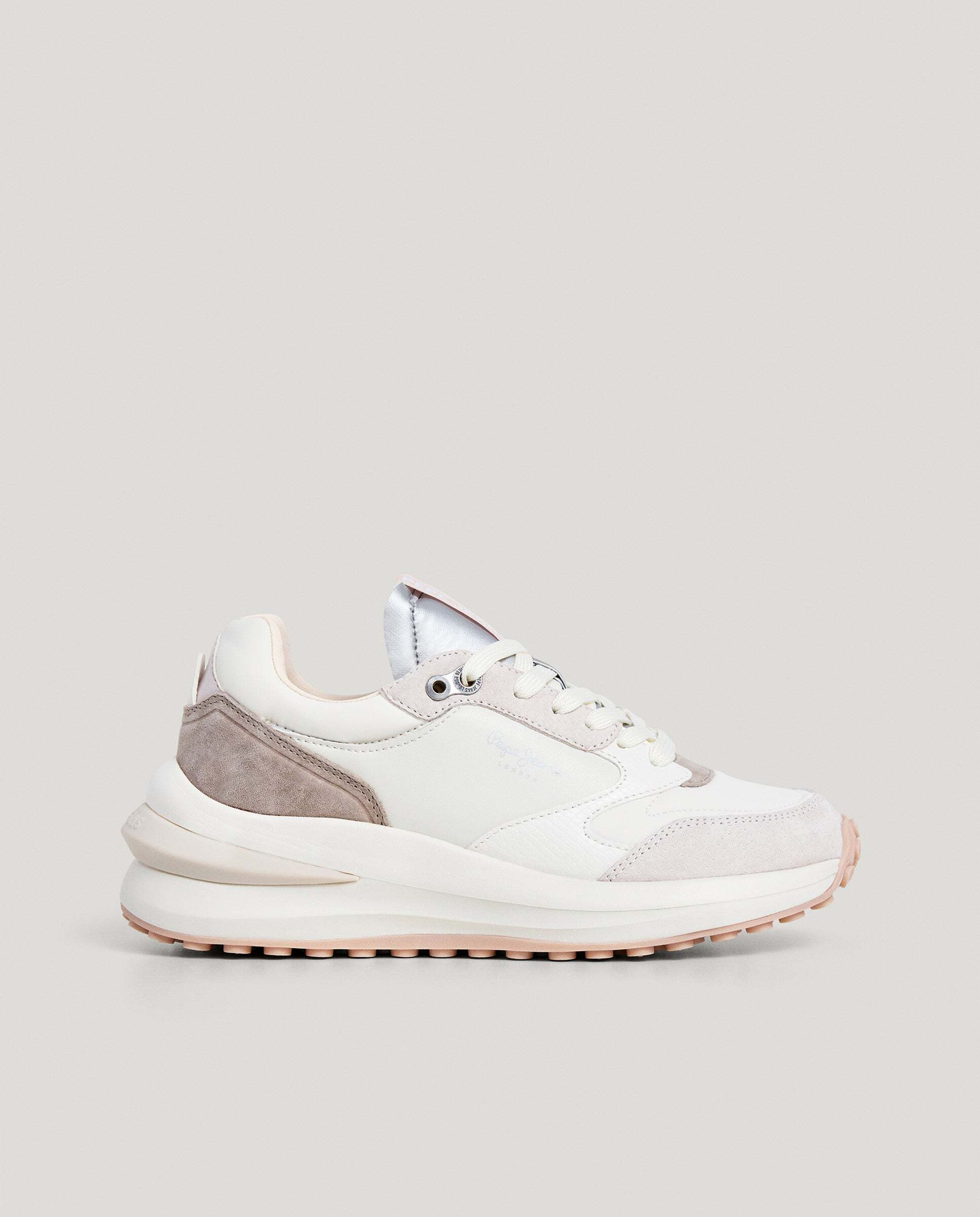 Winslow - Pepe Jeans - zapatillas combinadas con piel - Blanco Blanco-1