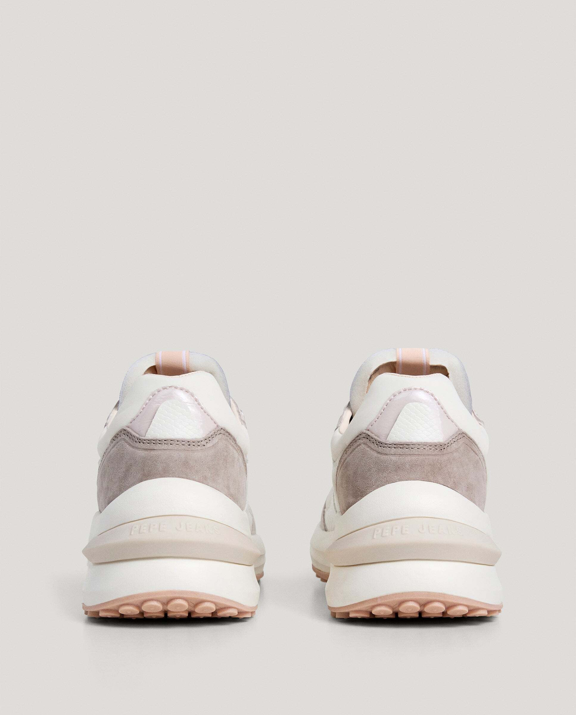 Winslow - Pepe Jeans - zapatillas combinadas con piel - Blanco Blanco-4