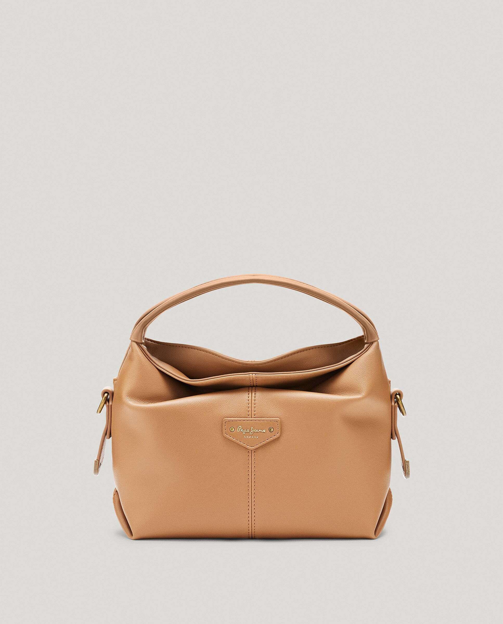 Bandolera de mujer efecto piel - Pepe Jeans - Caramelo Caramelo-1