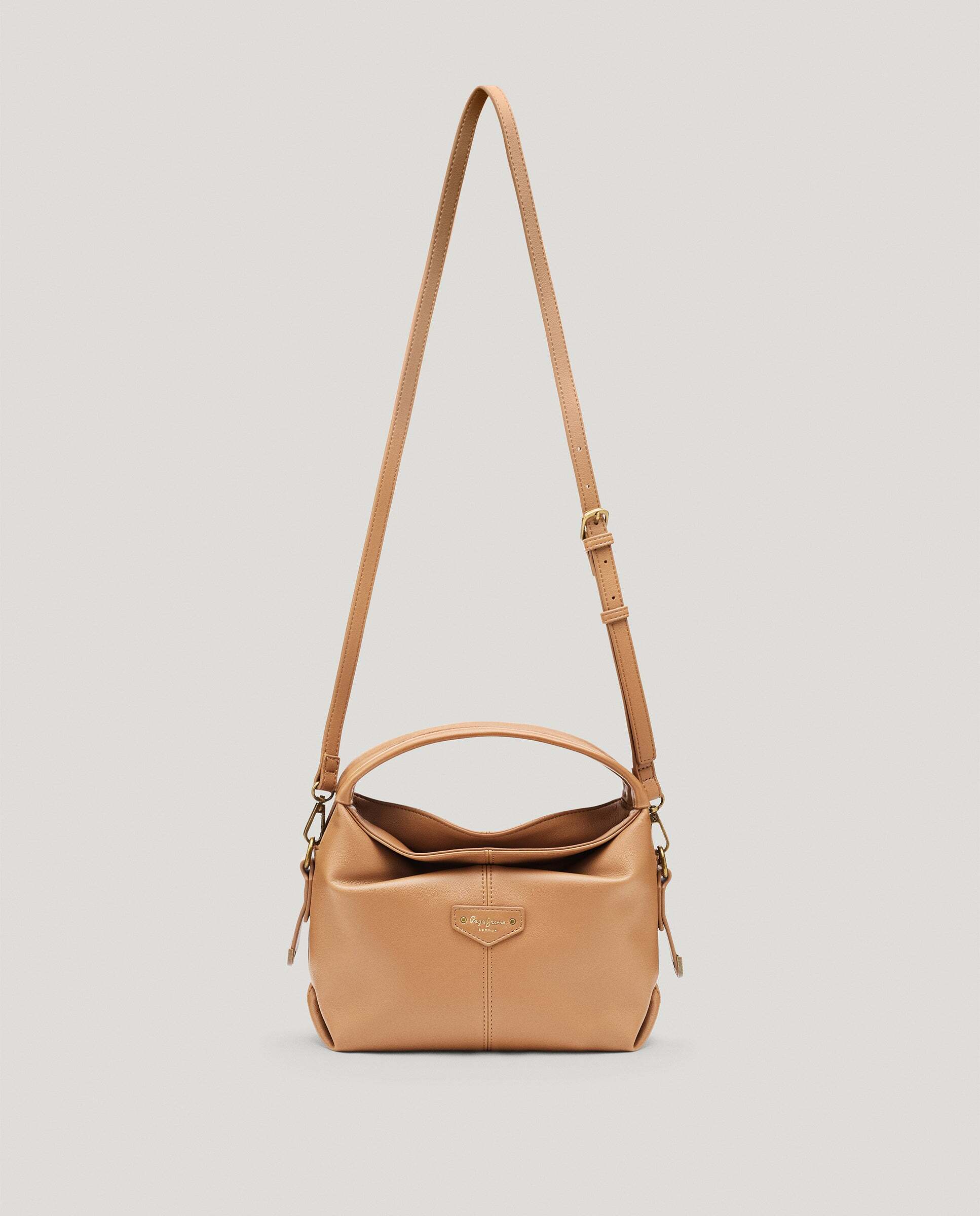 Bandolera de mujer efecto piel - Pepe Jeans - Caramelo Caramelo-3