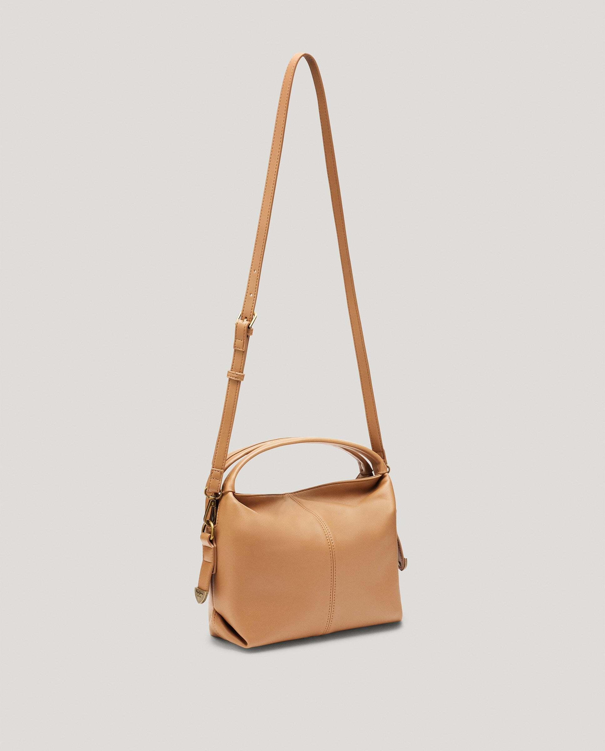 Bandolera de mujer efecto piel - Pepe Jeans - Caramelo Caramelo-2