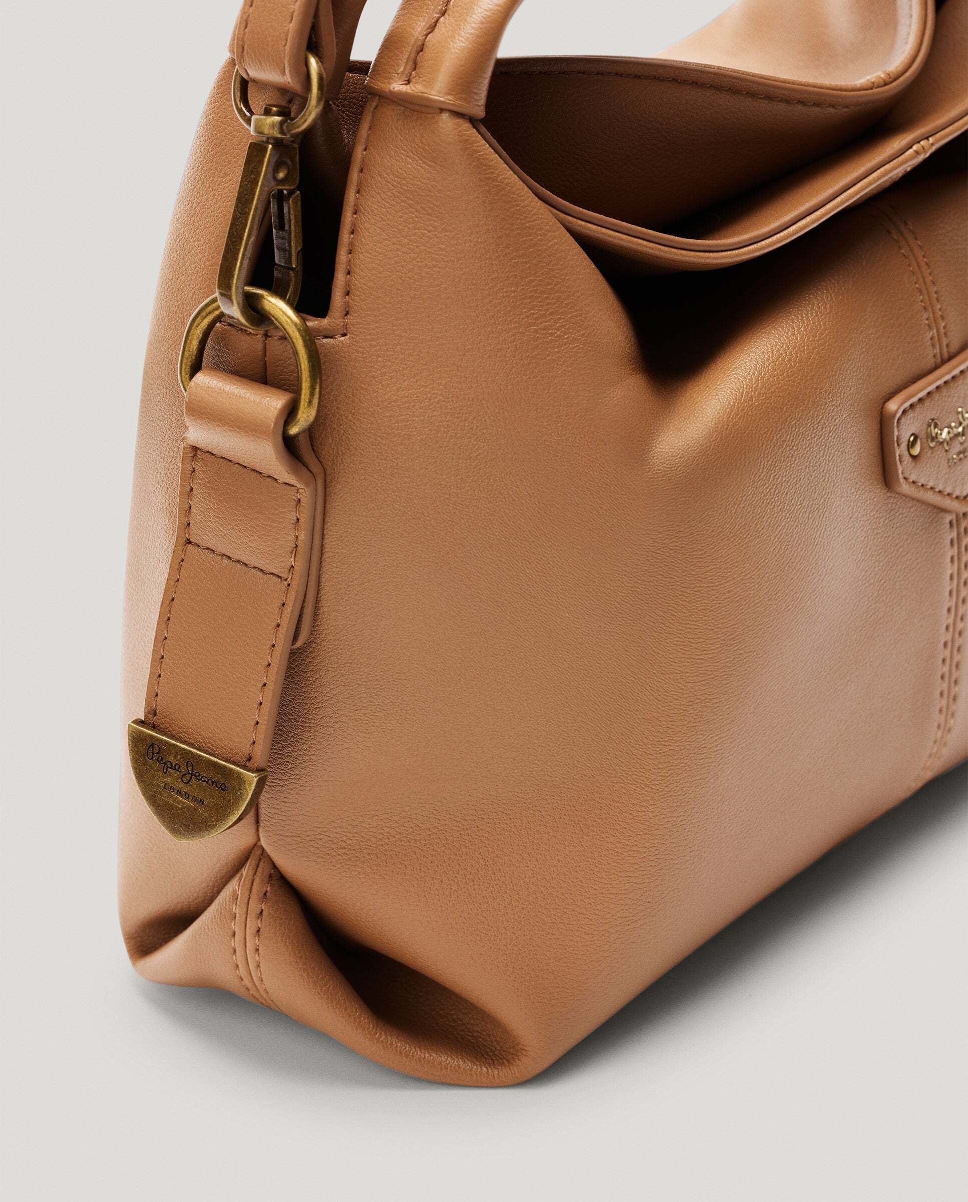 Bandolera de mujer efecto piel - Pepe Jeans - Caramelo Caramelo-4